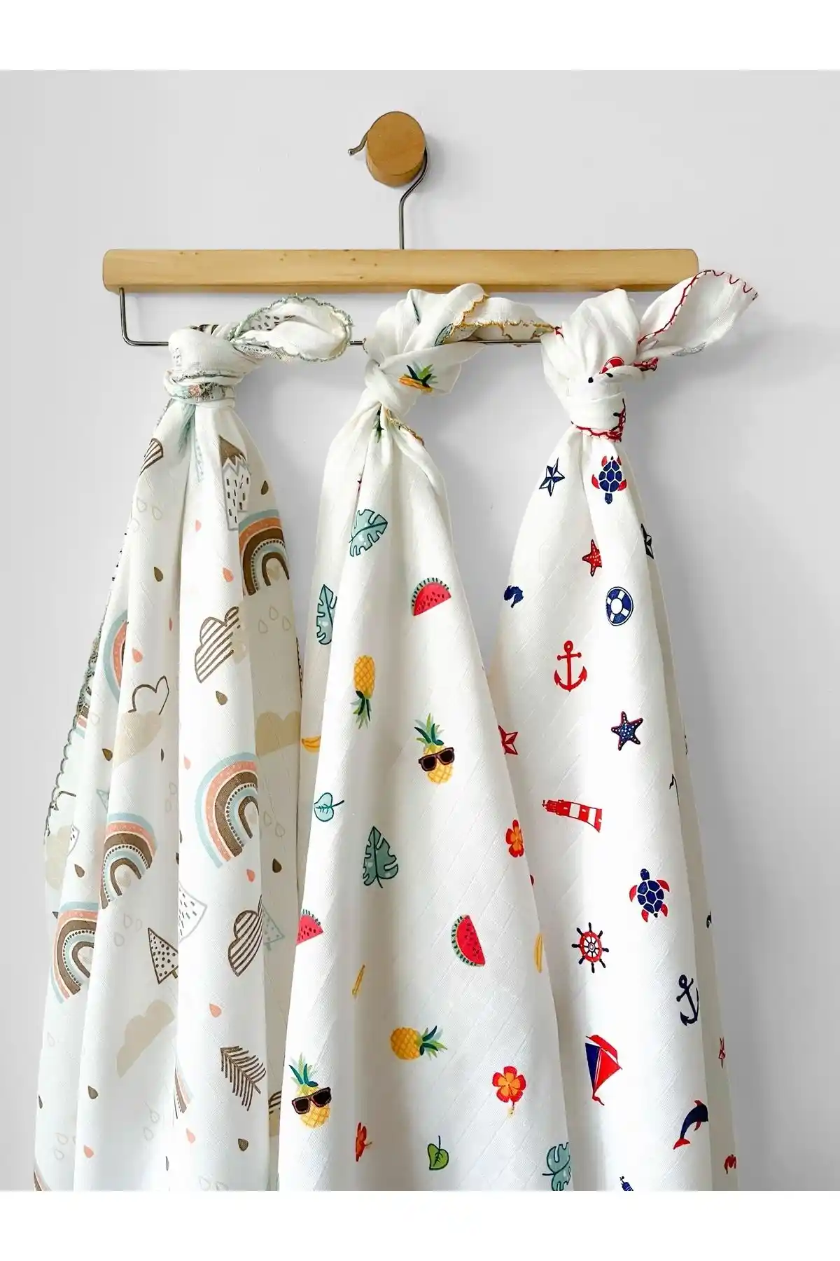 COOLMINIES Çok Amaçlı Müslin Örtü Seti Bebekler İçin Şık ve Konforlu Tasarım