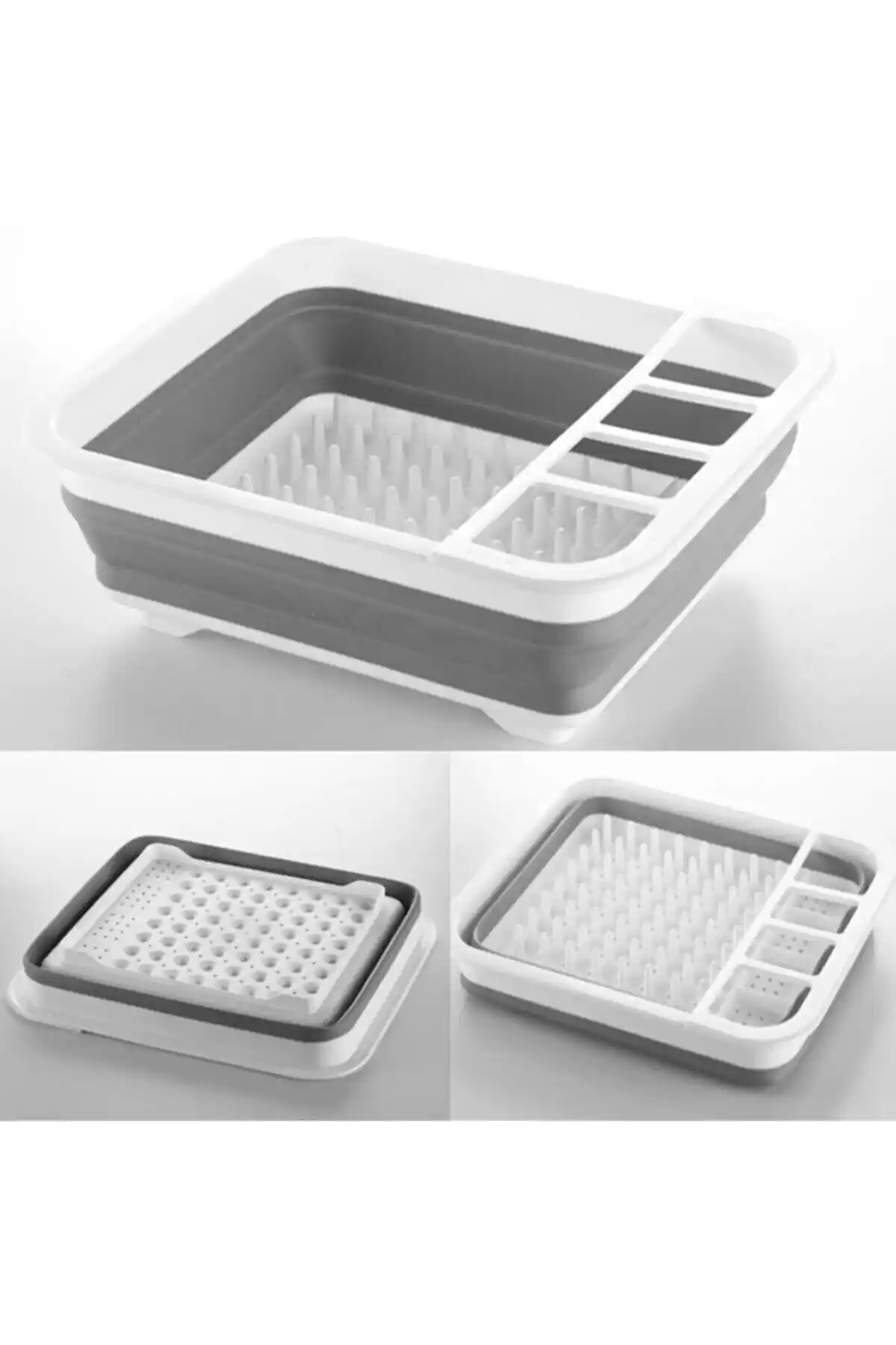 Cosargroup Katlanabilir Silikon Bulaşık Sepeti: Modern ve Pratik Mutfak Çözümü