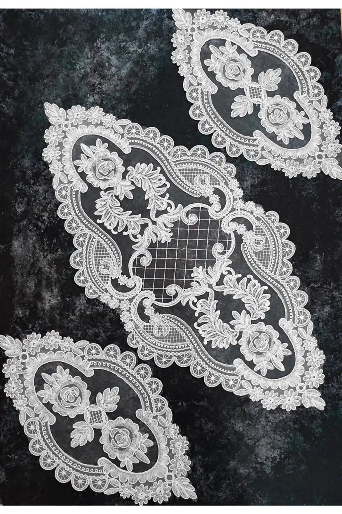 Çt Çeyizci Tekstil Fransız Dantel Yatak Odası Takımı Ekru Modern ve Şık Tasarım