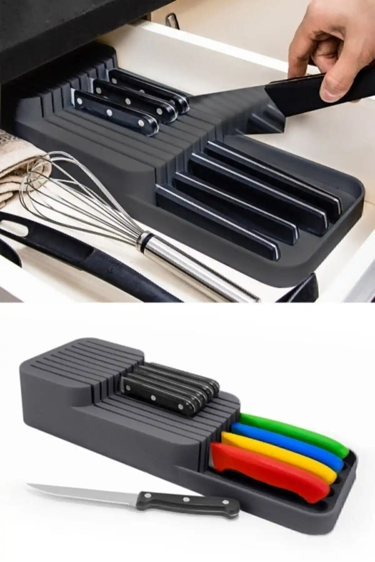 Decobella 50830 2 Sıralı Bıçaklık: Güvenli ve Şık Mutfak Düzenleme Çözümü