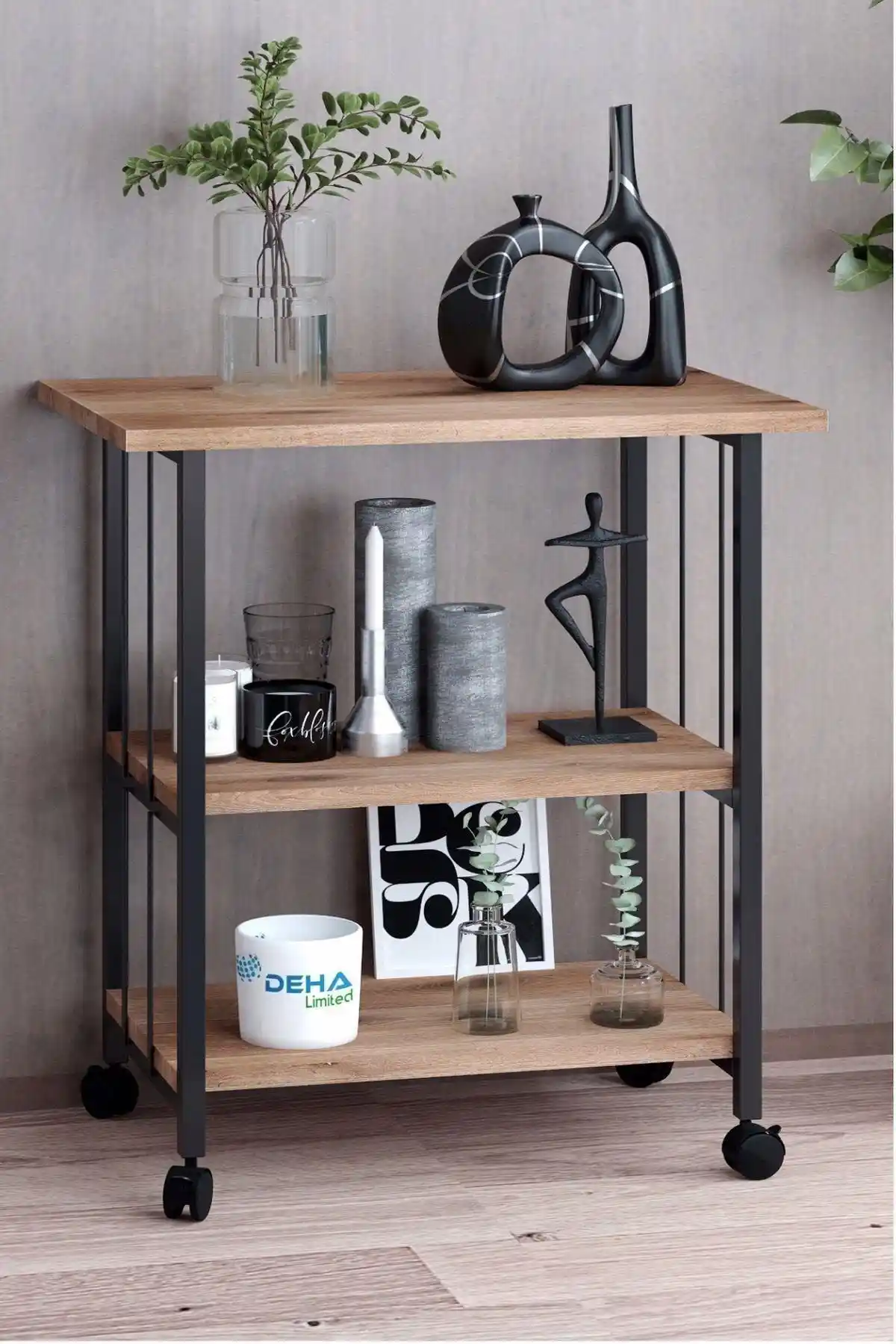 DehaLimited Çok Amaçlı Tekerlekli Masa: Modern Tasarım ve Fonksiyonellik