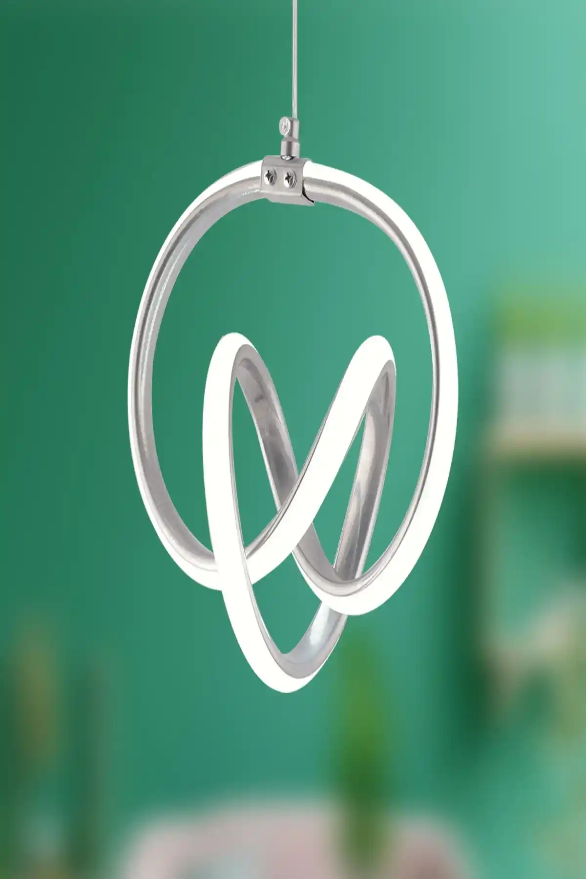 Dekorluna Venita Krom Modern Sarkıt LED Avize Salonu ve Oturma Odası İçin Şık Aydınlatma Çözümü