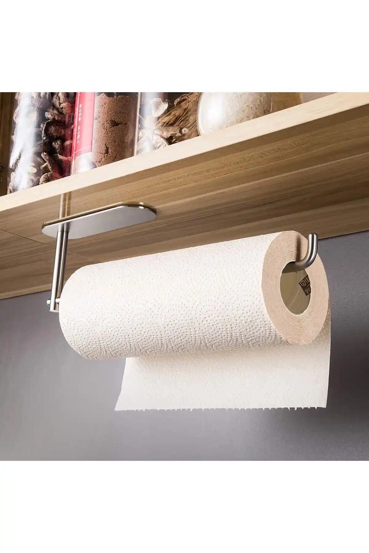 DELTAHOME Paslanmaz Çelik Yapışkanlı Kağıt Rulo Havluluk: Modern ve Dayanıklı Tasarım