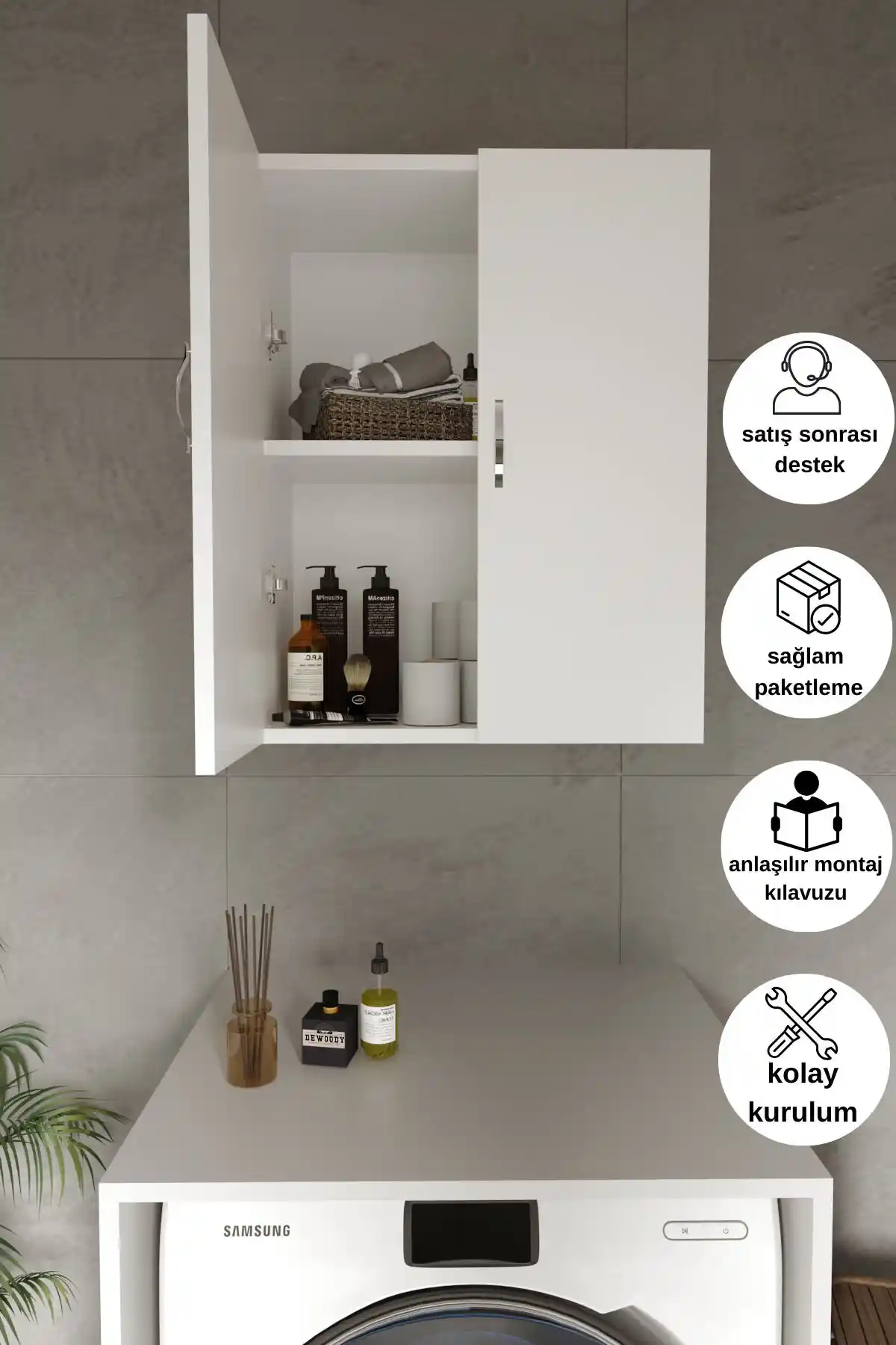 DEWOODY ve Kenzlife Banyo Dolapları Karşılaştırması: Modern ve Pratik Çözümler