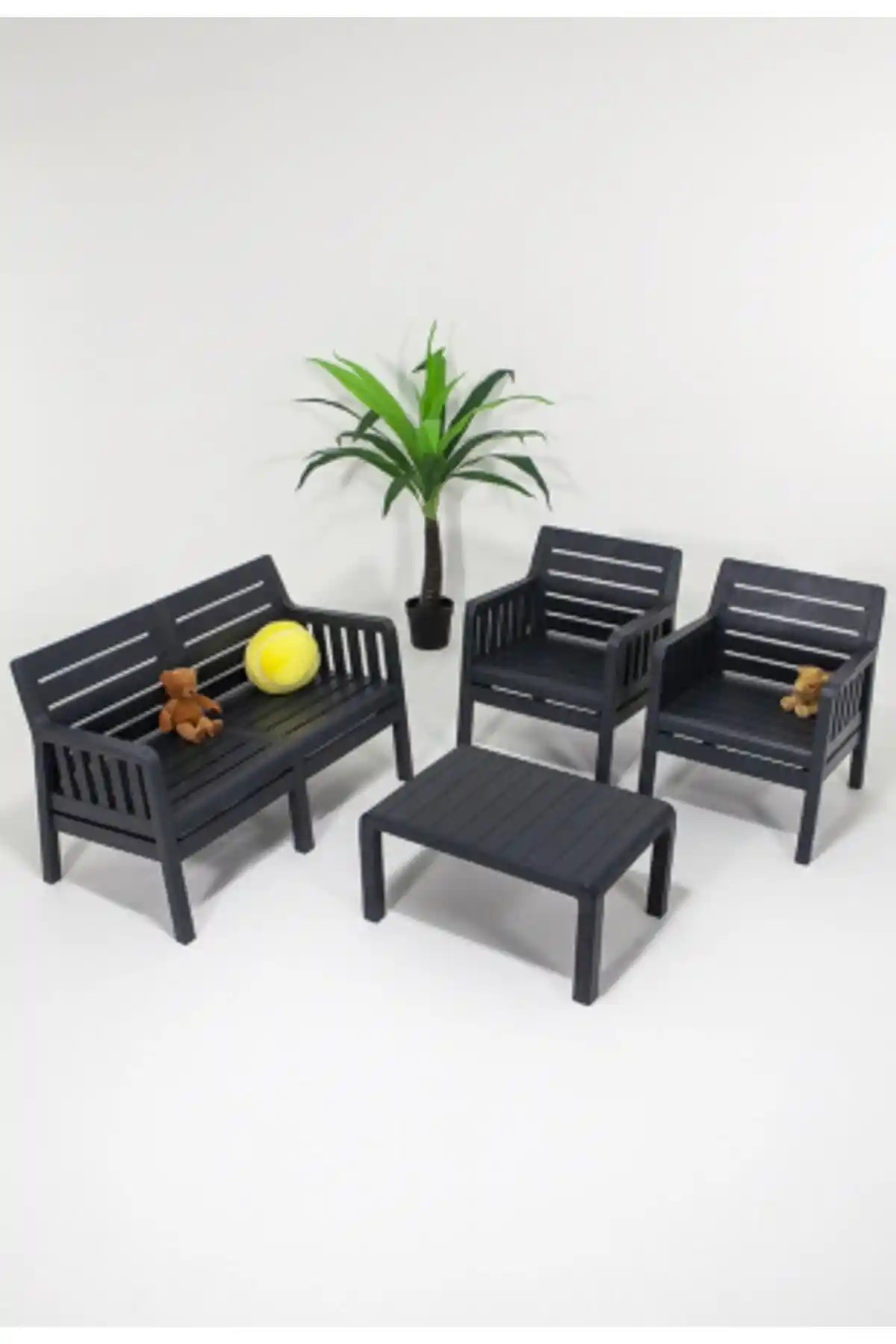 Dış Mekanlar İçin Estetik ve Dayanıklı Lara Mindersiz Oturma Grubu Ürün Tanıtımı