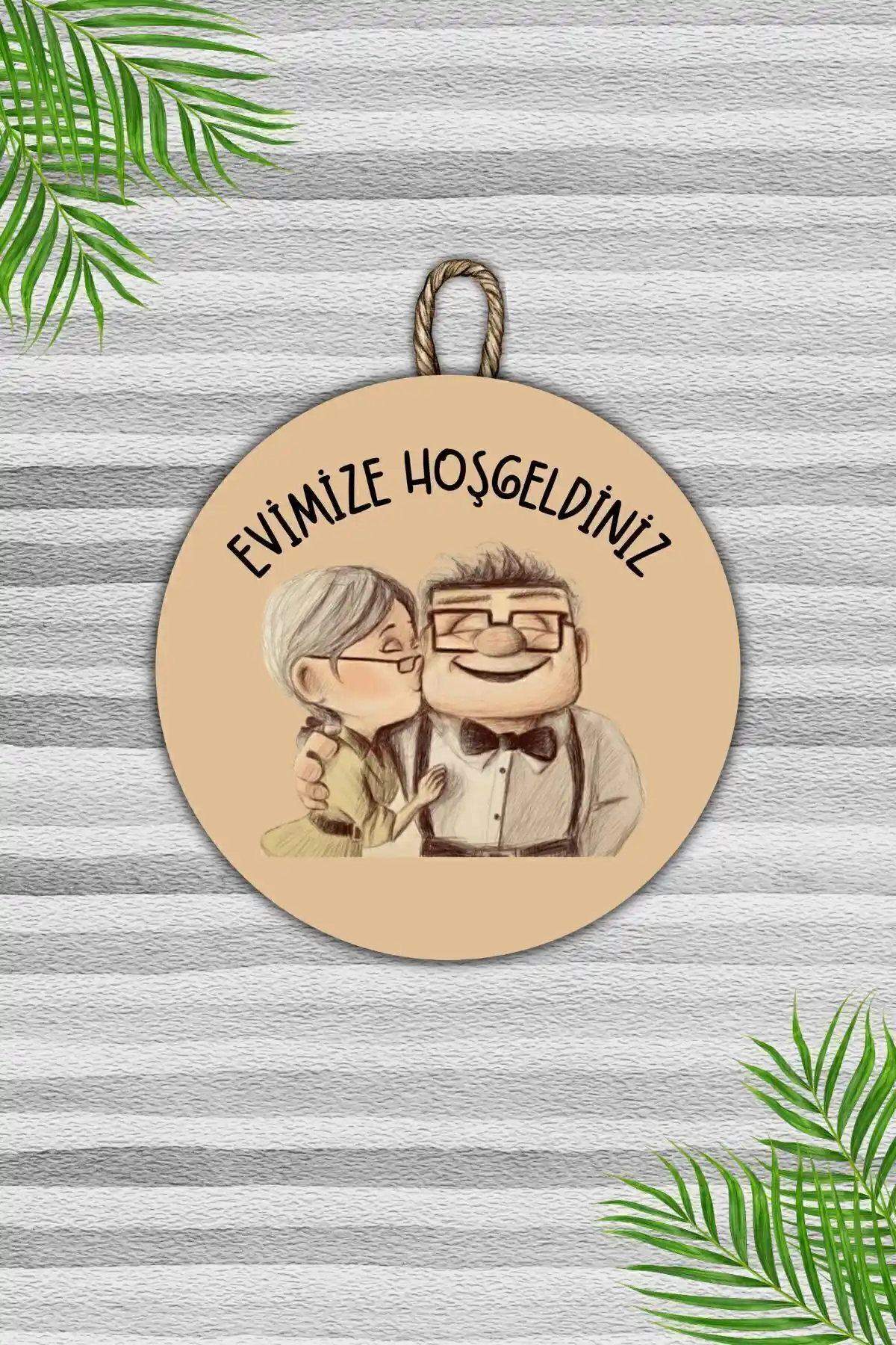 Dormot Home Modern Kapı Süsü Tatlı Çift ile Ev Girişinizi Şık ve Modern Hale Getirin