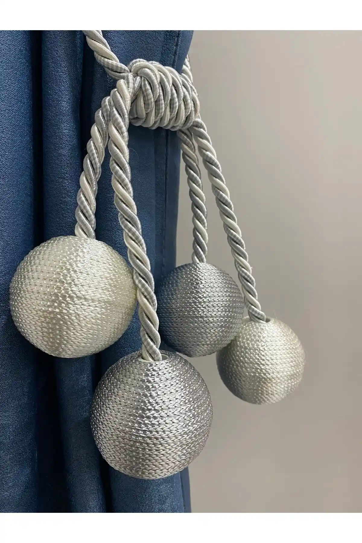 DÖRTTOP Modern Sarım 4 Toplu Kornişe Takmatik Ipli Tavan Perde Aksesuarı