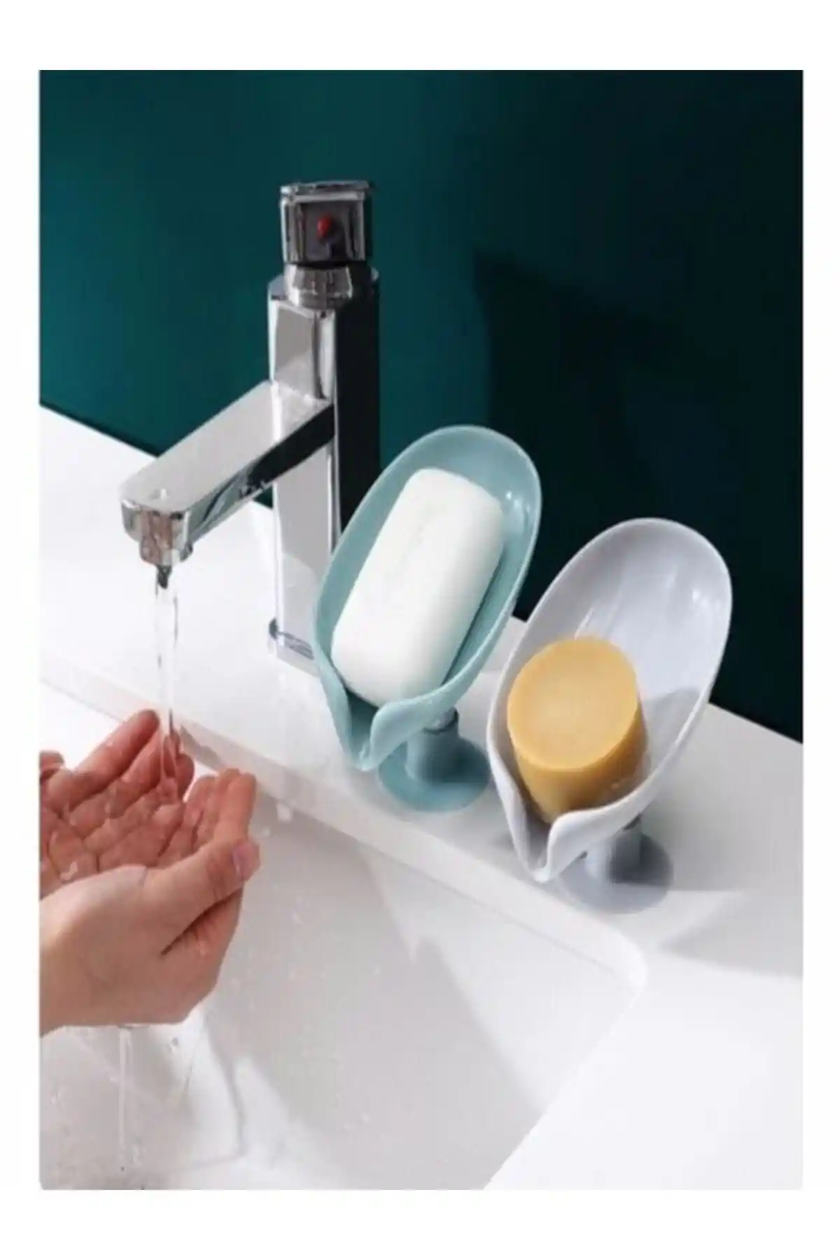 Dream Plus Vantuzlu Su Giderli Sabunluk: Modern ve Pratik Banyo ve Mutfak Aksesuarı