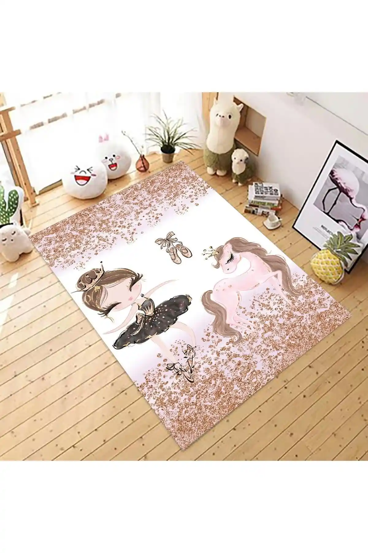 Eco Concept Balerin Kız Çocuk Halısı: Şıklık ve Sağlıklı Kullanım Sunan Modern Tasarım