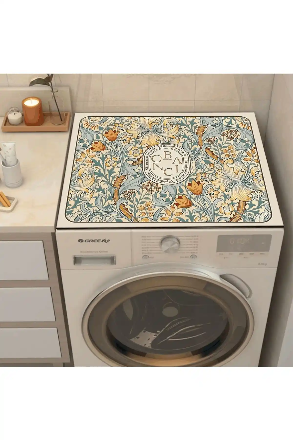 Else Dekor Çamaşır Makinesi Örtüsü: Dayanıklı ve Estetik Fonksiyonel Tasarım