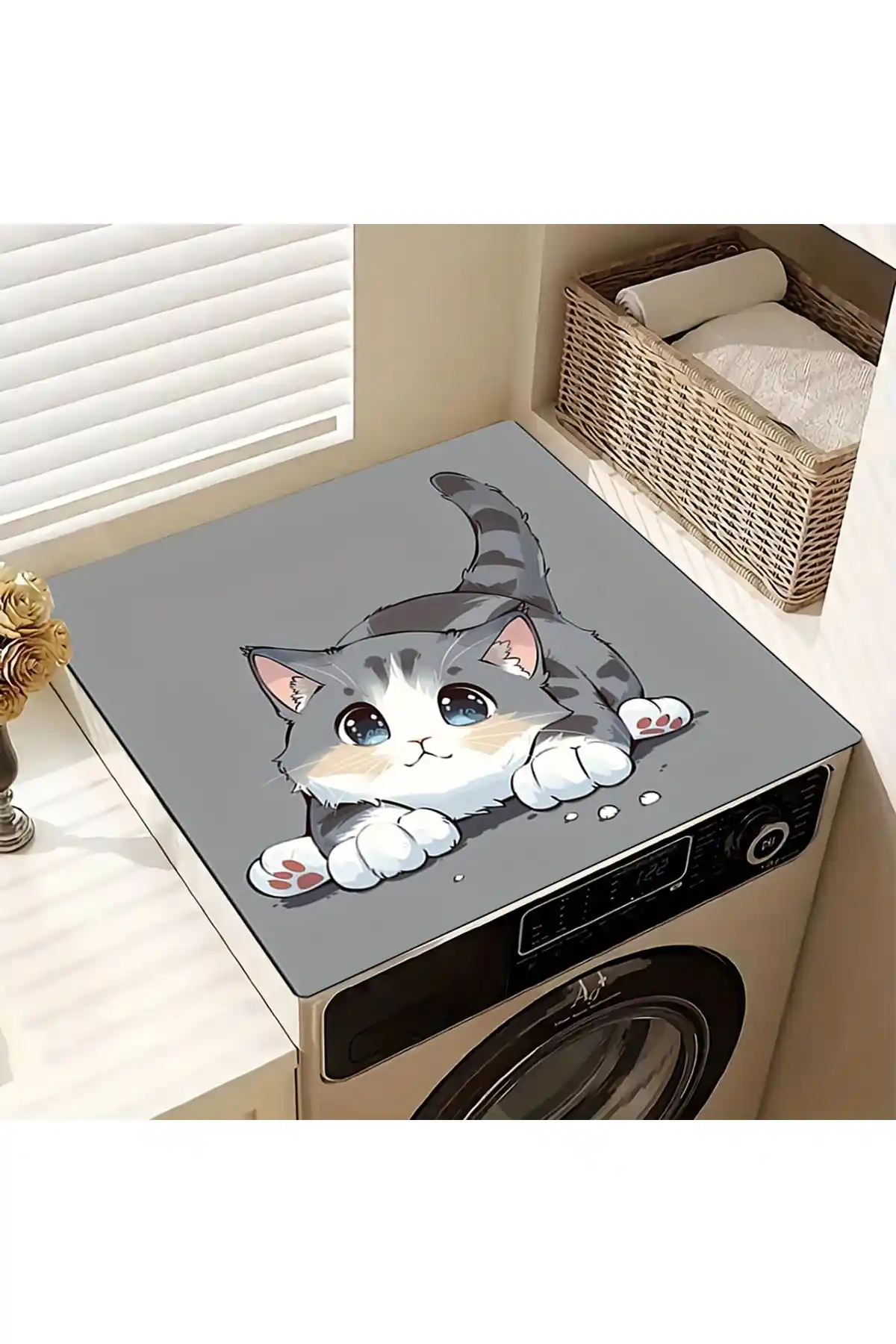 Else Dekor Çamaşır Makinesi Örtüsü: Dayanıklı ve Estetik Koruma Çözümü