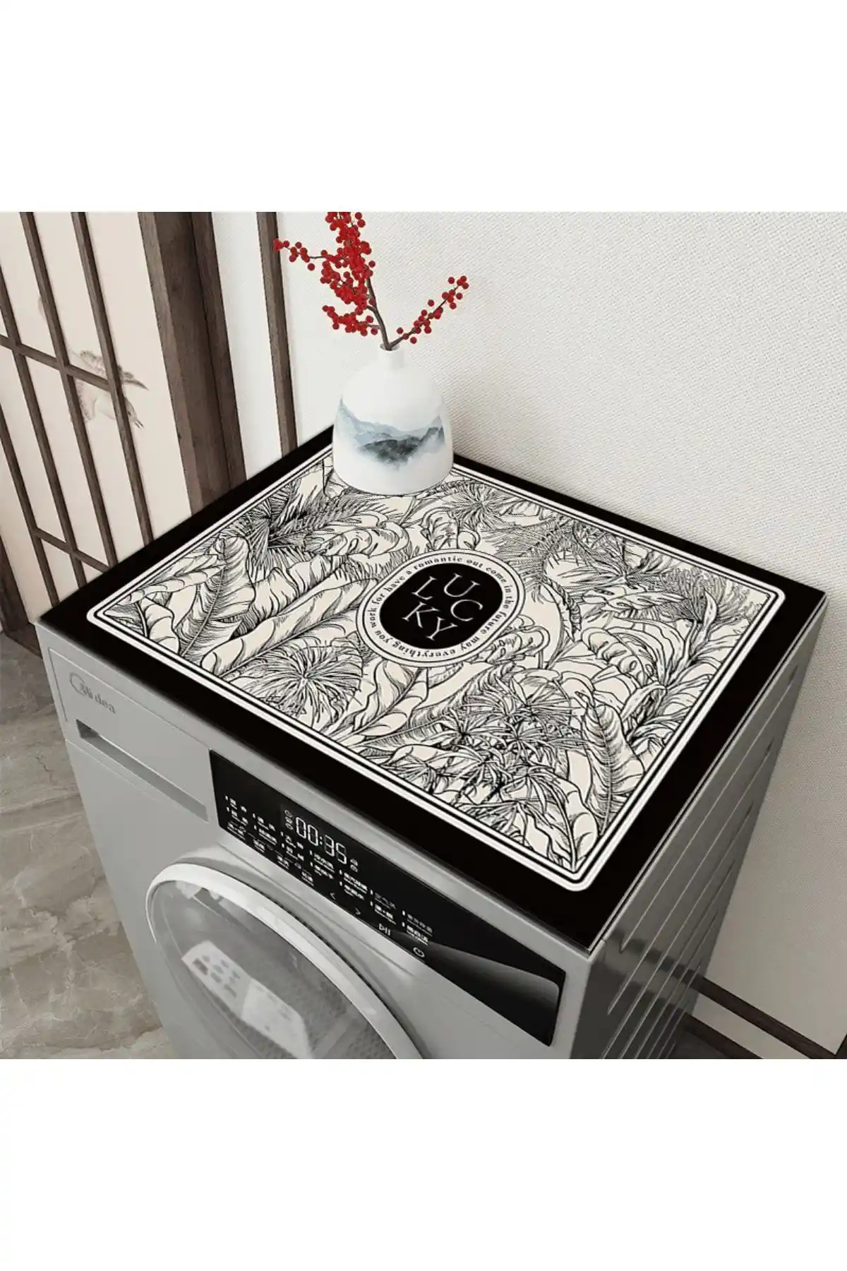 Else Halı Çamaşır Makinesi Örtüsü 60x60 cm dayanıklı ve şık koruma çözümü