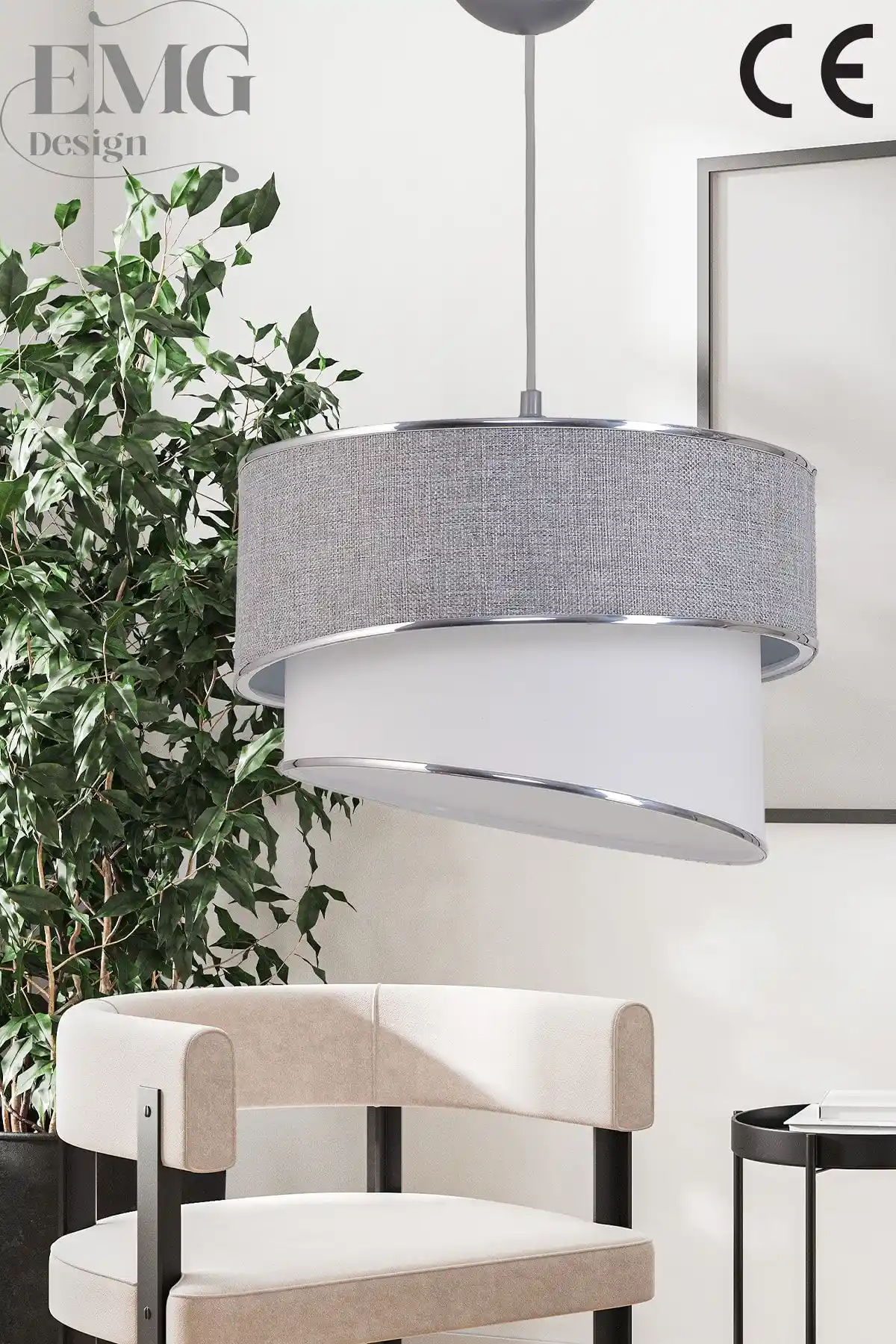 Emg DesiGn Kumaş Galaksi Modern Pasta Avize Çocuk ve Bebek Odaları İçin Şık ve Fonksiyonel Aydınlatma Çözümü