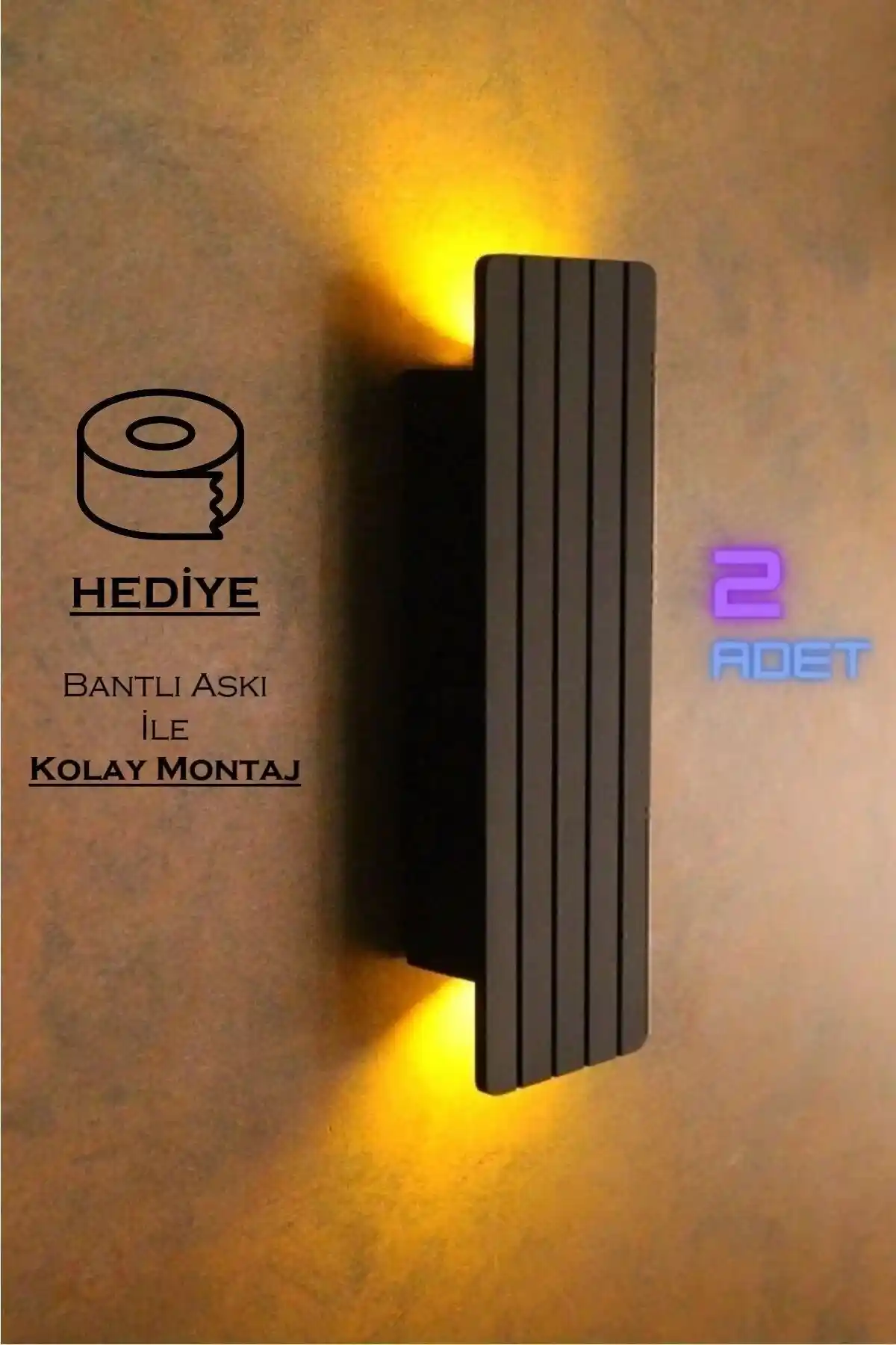 Emriba Pilli Dekoratif Duvar Aydınlatması Modern ve Şık Tasarım Özellikleri