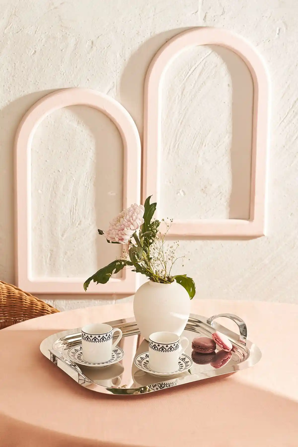 Emsan Neo New Bone 6 Kişilik Siyah Kahve Fincan Takımı Modern Tasarım ve Dayanıklılık