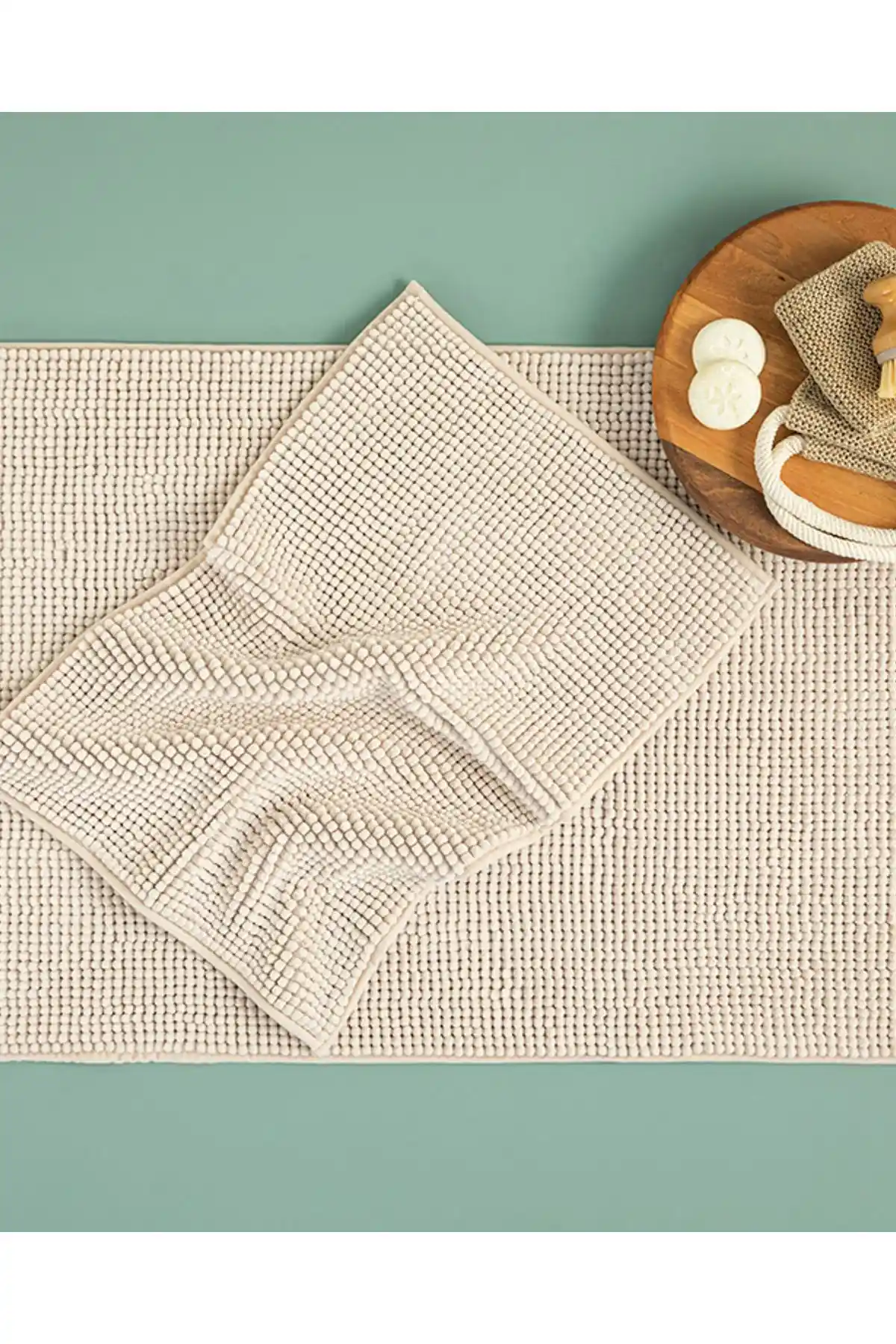 English Home Bej Renkli Banyo Paspası: Güvenli ve Şık Kullanım İçin Modern Çözüm