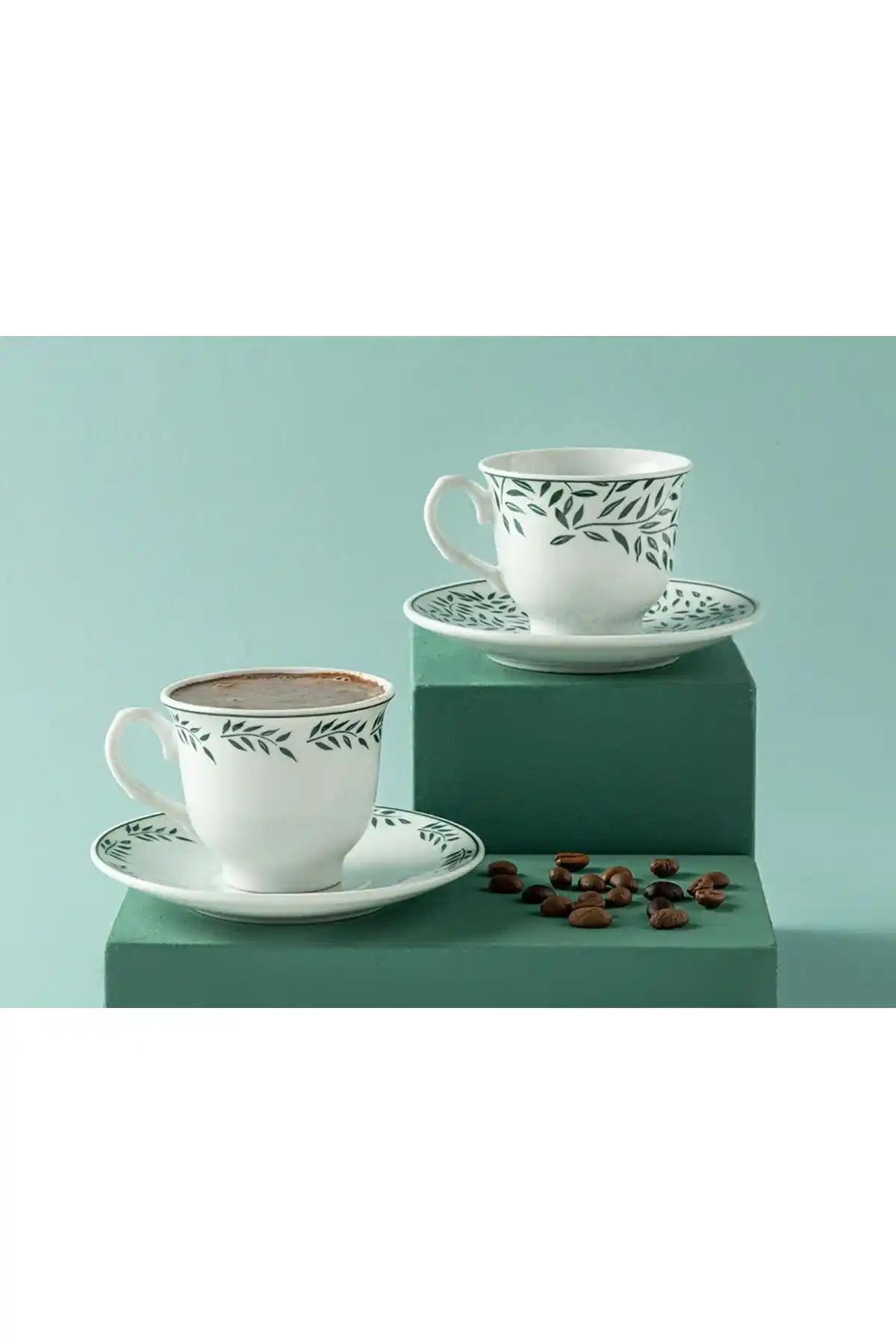 English Home STD Blatt Porselen Kahve Fincan Takımı: Şık ve Dayanıklı Tasarım