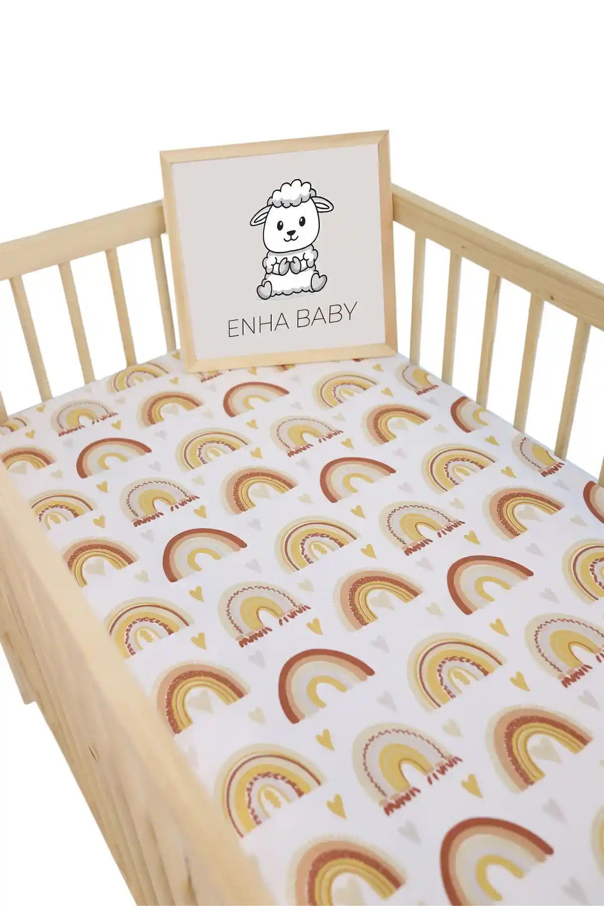ENHA BABY %100 Pamuk Ranforce Kumaş Lastikli Bebek Çarşafı: Sağlıklı ve Şık Bebek Yatak Takımı