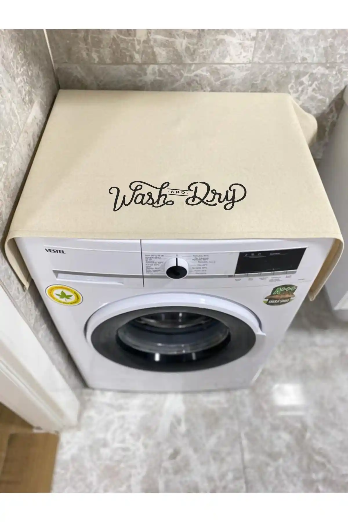 Enmalife Krem Wash And Dry ve Hanles Kırık Beyaz Çamaşır Makinesi Örtüsü Karşılaştırması