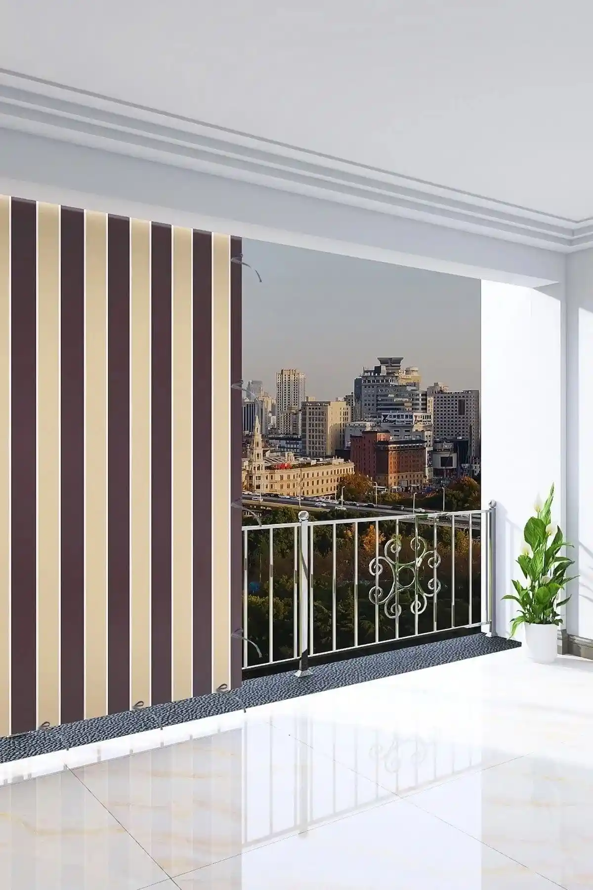 ERCANLI Balkon Perdesi Branda Kumaşı: Modern ve Dayanıklı Balkon Dekorasyonu Çözümü