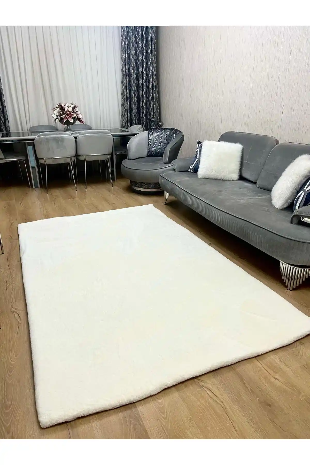 ESPİCAL HOME Welsoft Kumaştan Lastikli Halı Örtüsü ile Evinize Şıklık ve Koruma Sağlayın