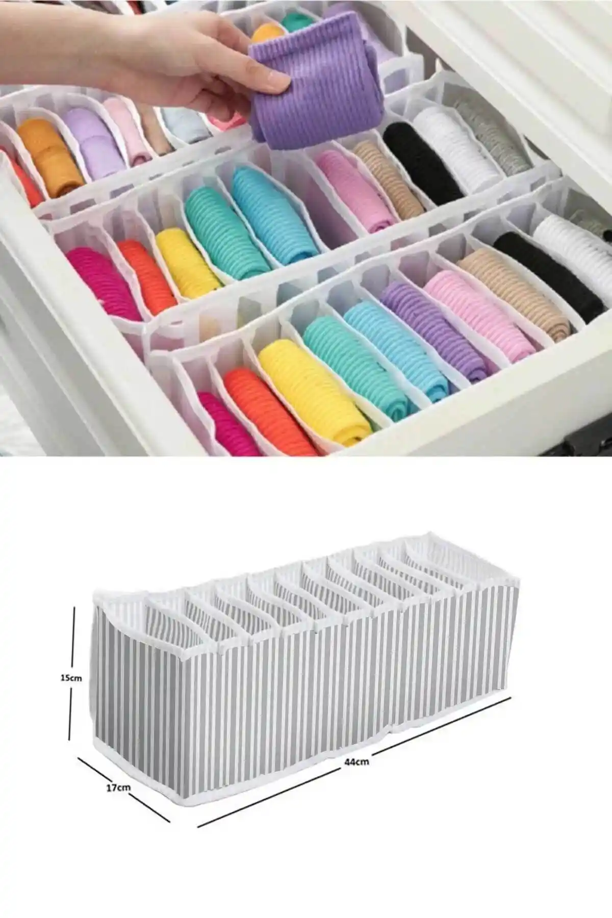 ESTİ 11 Gözlü Çekmece İçin Akordiyon Organizer ile Pratik ve Şık Düzenleme Çözümü