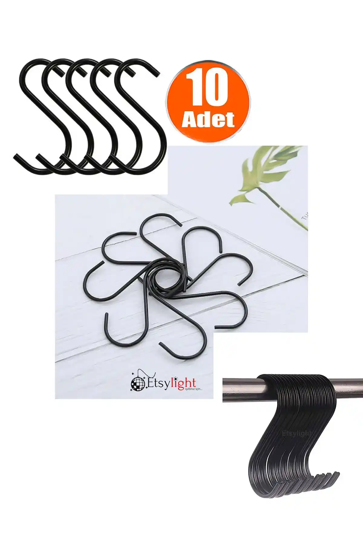 Etsylight Çok Amaçlı Metal Kanca Seti: Dayanıklı ve Estetik Çözüm