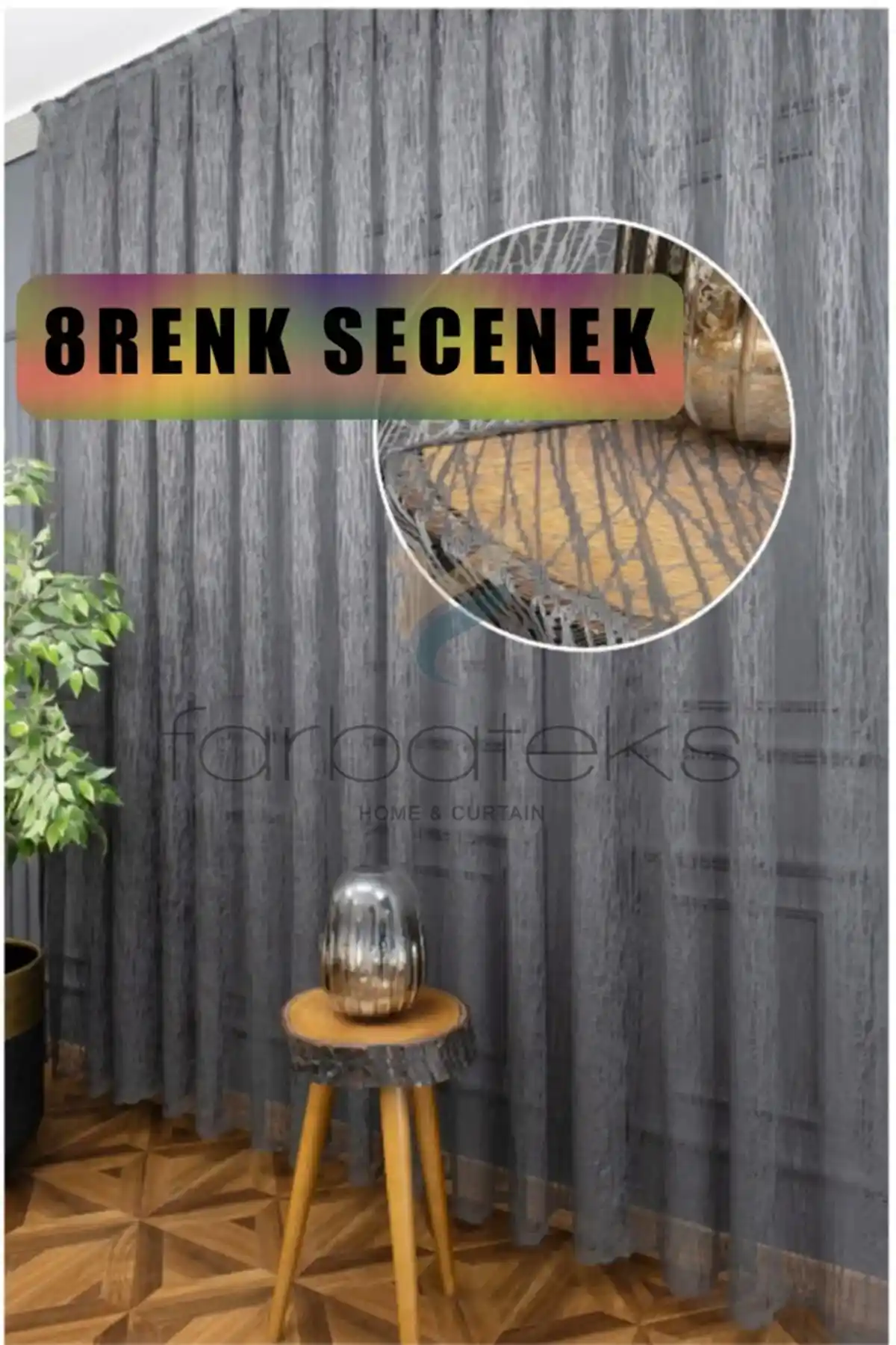 Farbateks Antrasit Cam Kırığı ve Perle Home Uzay Mavisi Perde Karşılaştırması