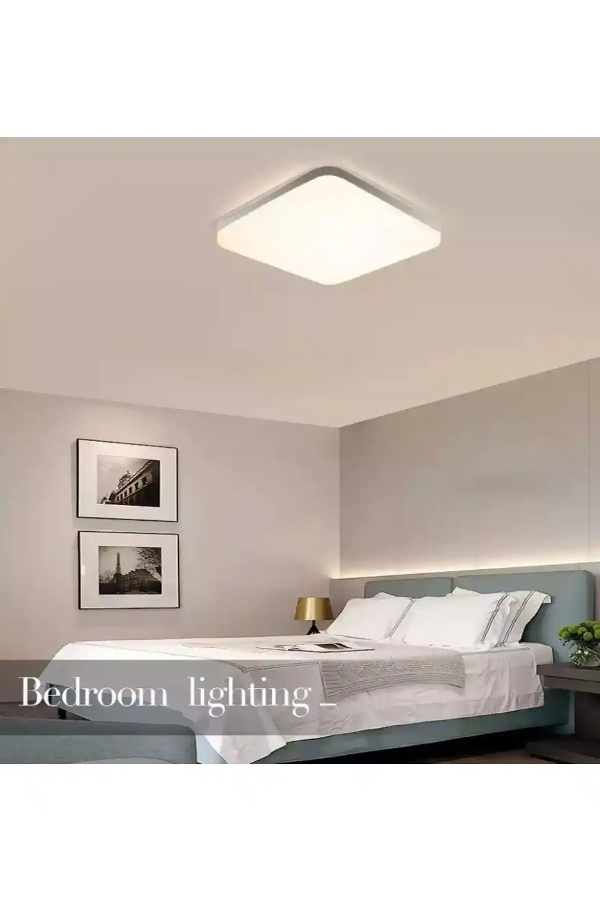 Fico Home Metal Kasa Modern Kare LED Avize ile Estetik ve Fonksiyonellik Sağlayın