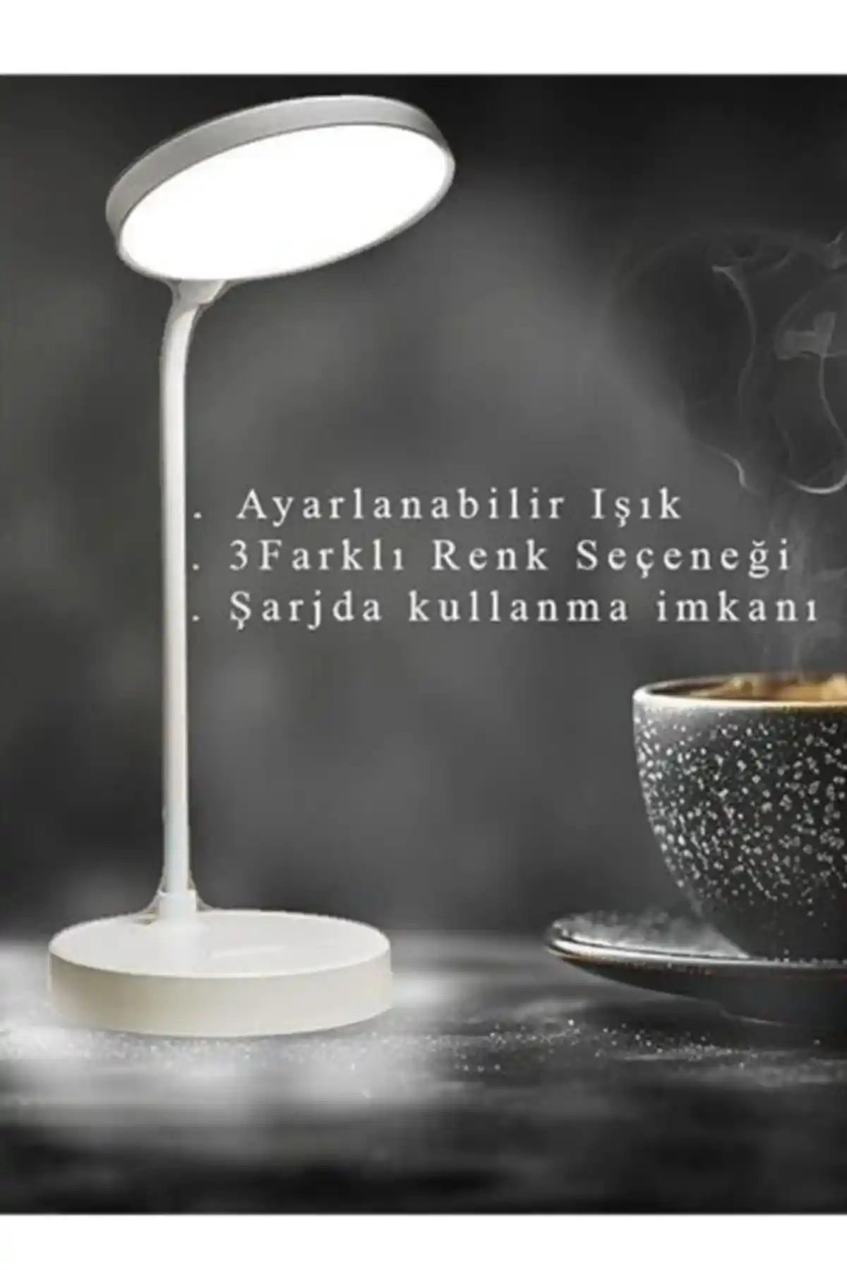 Forlife Dokunmatik Şarjlı Masa Lambası: Modern ve Kullanışlı Aydınlatma Çözümü