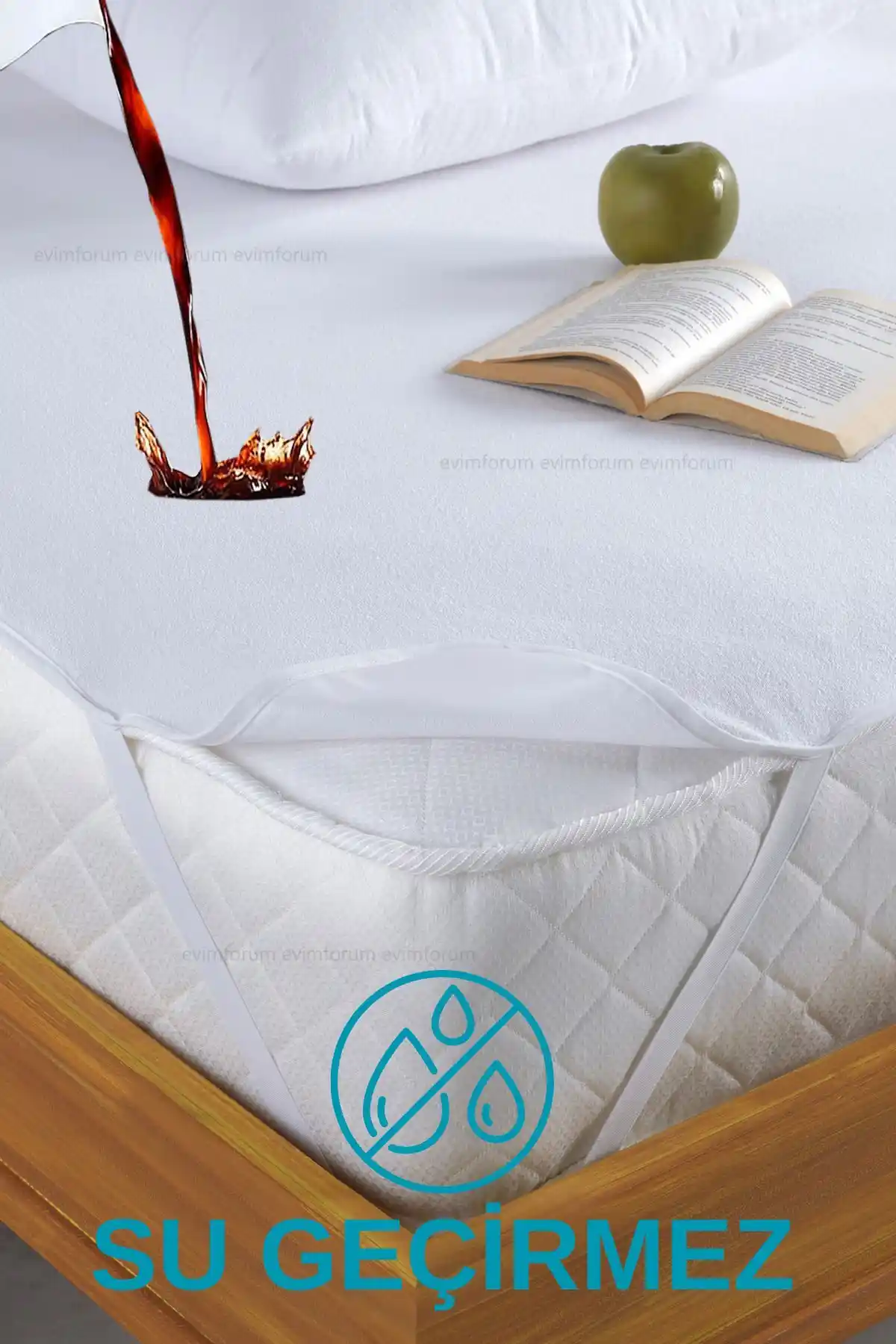 Formeya Mikrofiber Sıvı Geçirmez Köşe Lastikli Yatak Koruyucu Alez Pedleri