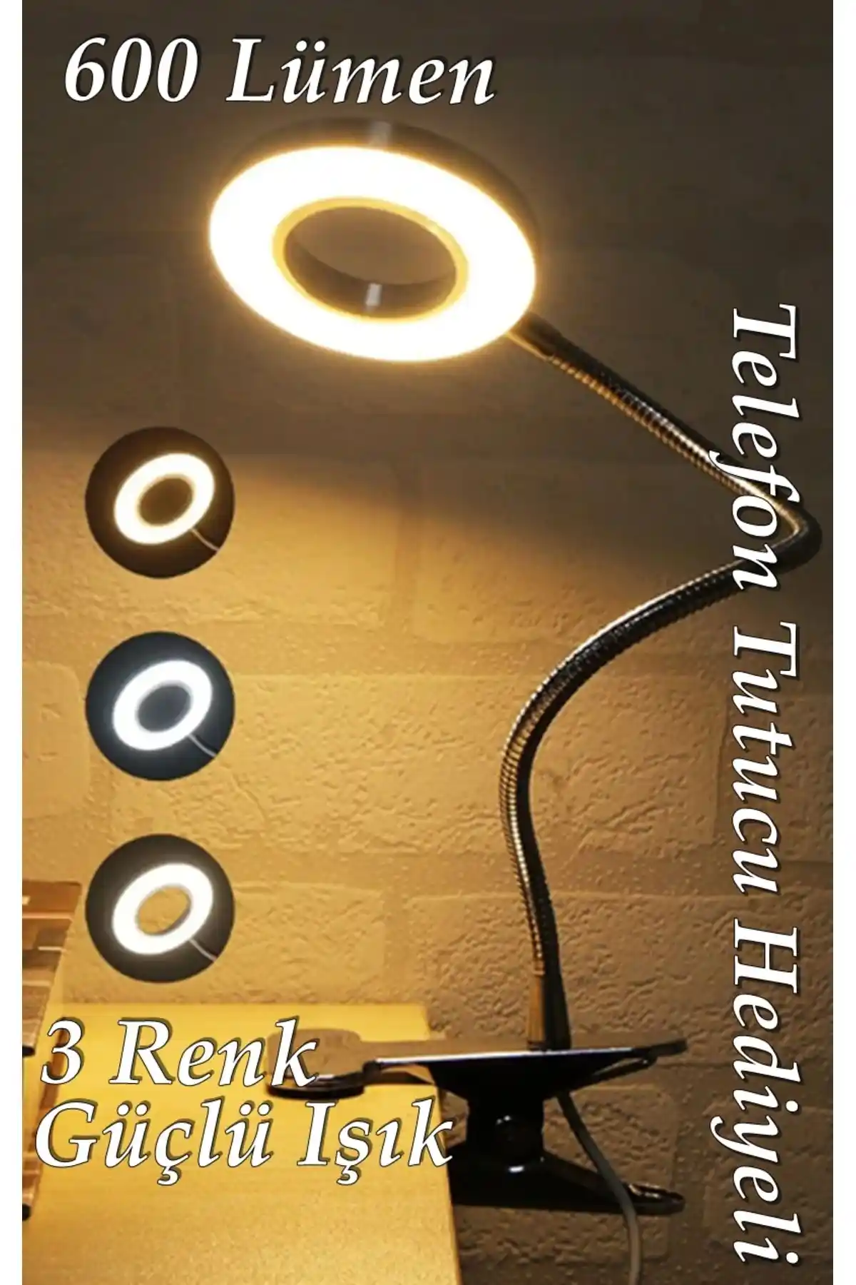 Gaman 9 Mod Led Çok Fonksiyonlu Masa Lambası: Çok Yönlü ve Ayarlanabilir Tasarım