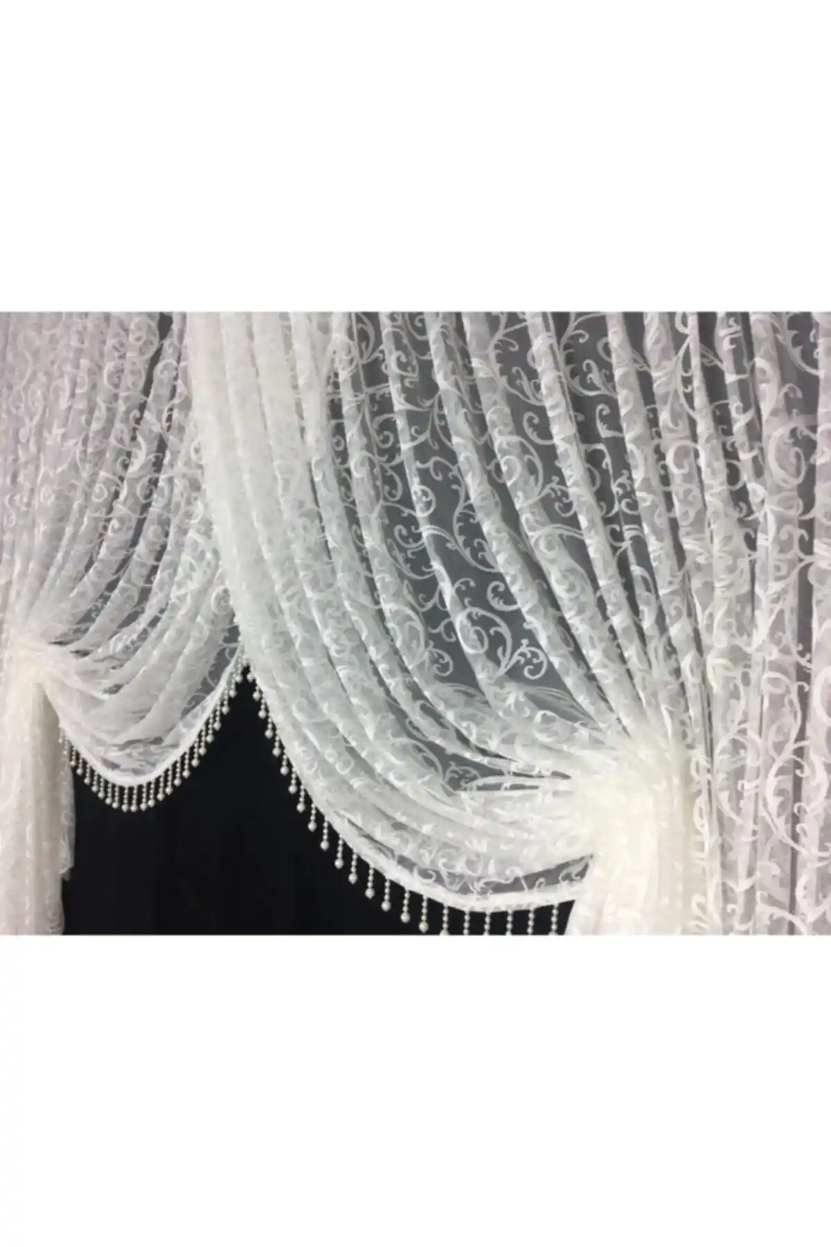 Genel Markalar 1/275 Sık Pile Kruvaze Tül Perde ile Şık ve Pratik Dekorasyon Çözümü