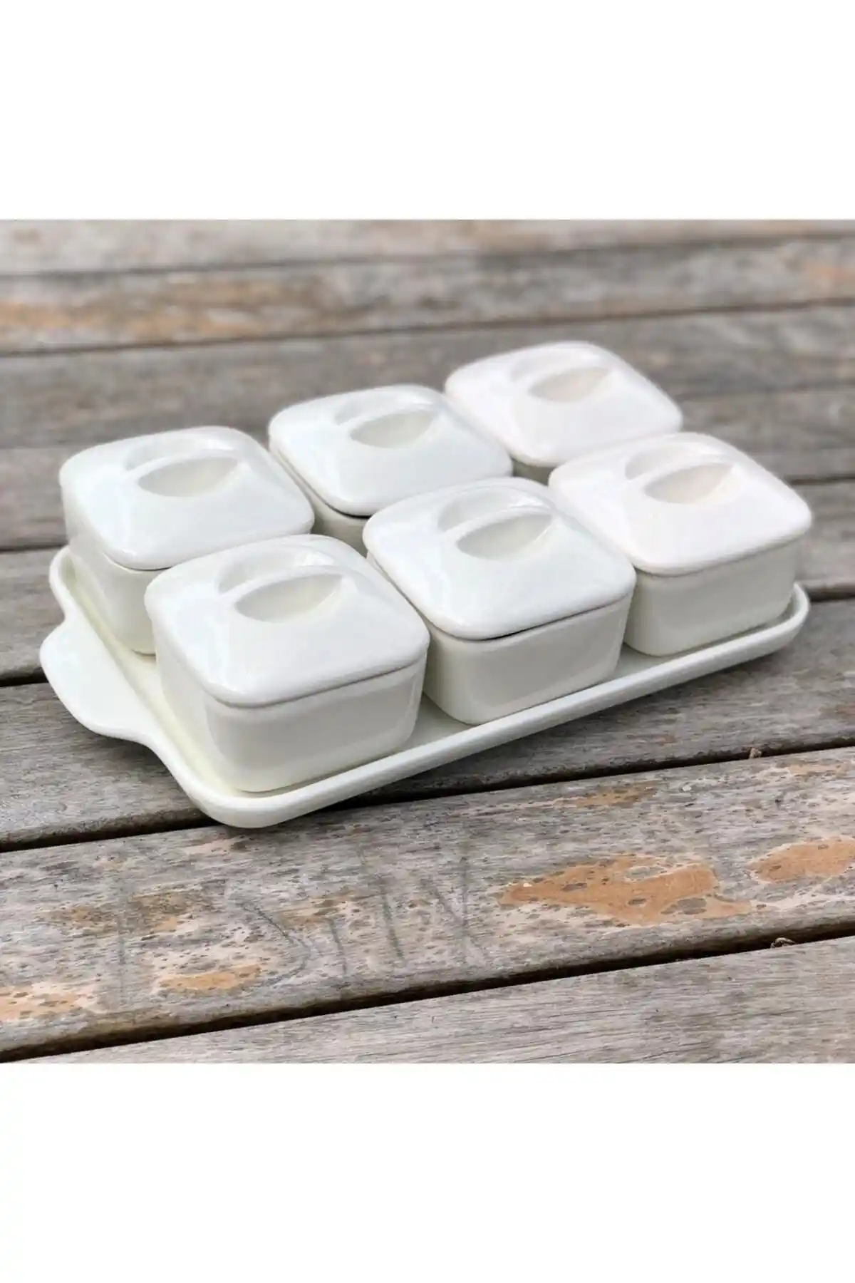 Genel Markalar 6'lı Kapaklı Kahvaltılık Seti – Modern ve Dayanıklı Mutfak Gereçleri