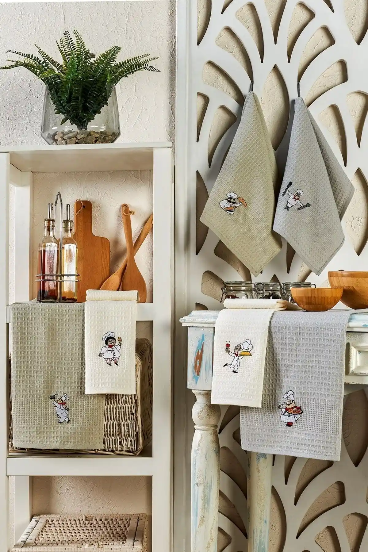 Genel Markalar 6'lı Mutfak Kurulama Bezi Seti Chef Serisi Estetik ve İşlevsel Tasarım