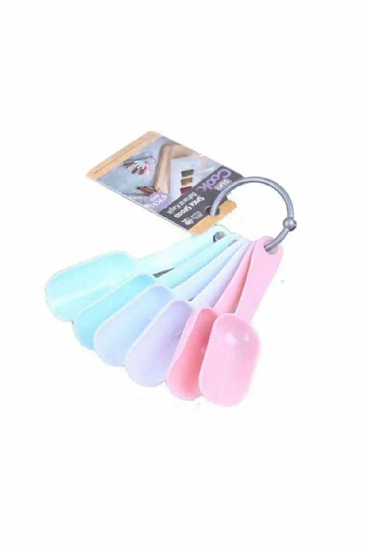 Genel Markalar 6'lı Plastik Baharat Kaşığı Seti: Renkli ve Kullanışlı Mutfak Gereçleri