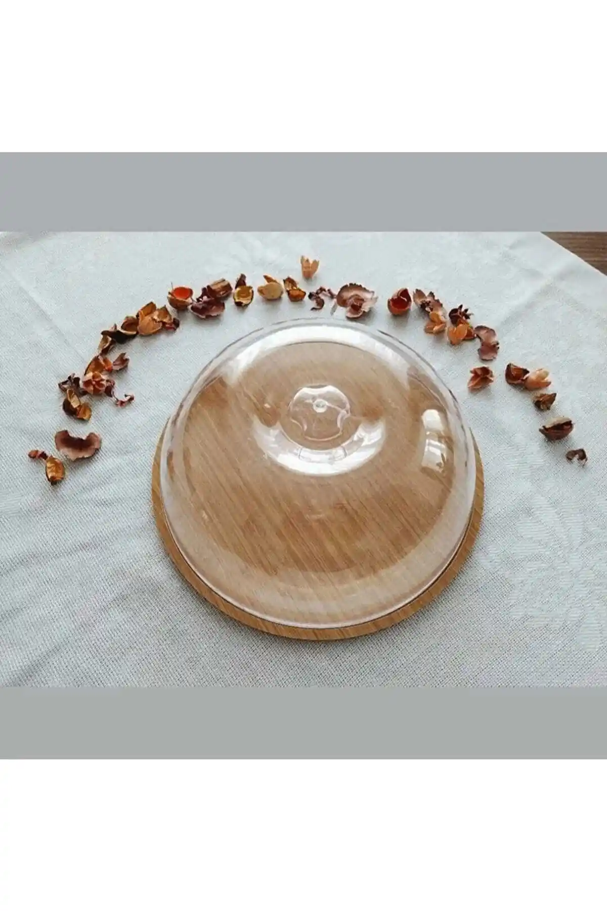 Genel Markalar Ahşap Standlı Akrilik Kapaklı Büyük Kek Fanusu: Estetik ve Fonksiyonellik İçin Ideal Çözüm