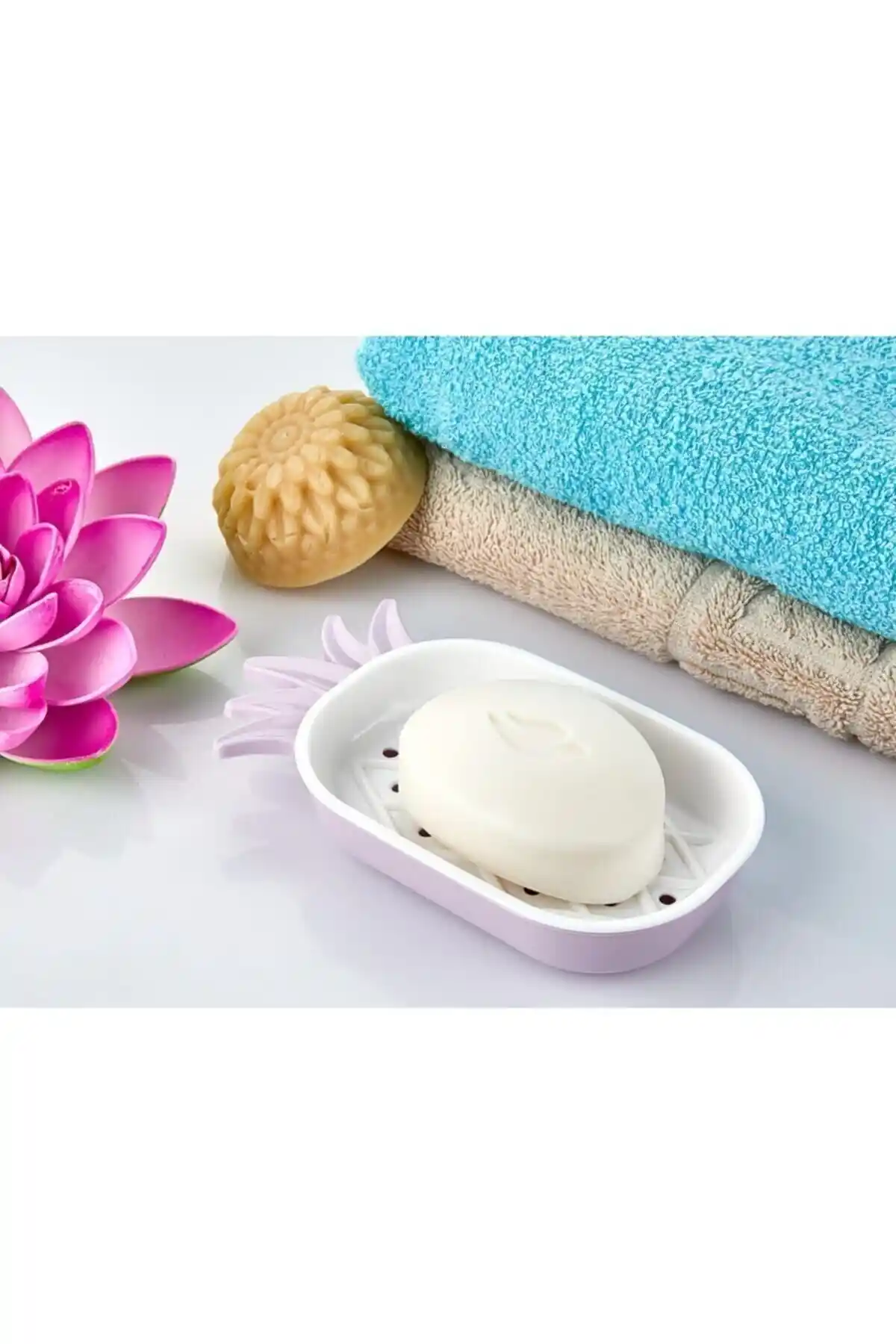 Genel Markalar Ananas Süzgeçli Kuru Sabunluk: Şık ve Dayanıklı Banyo Aksesuarı