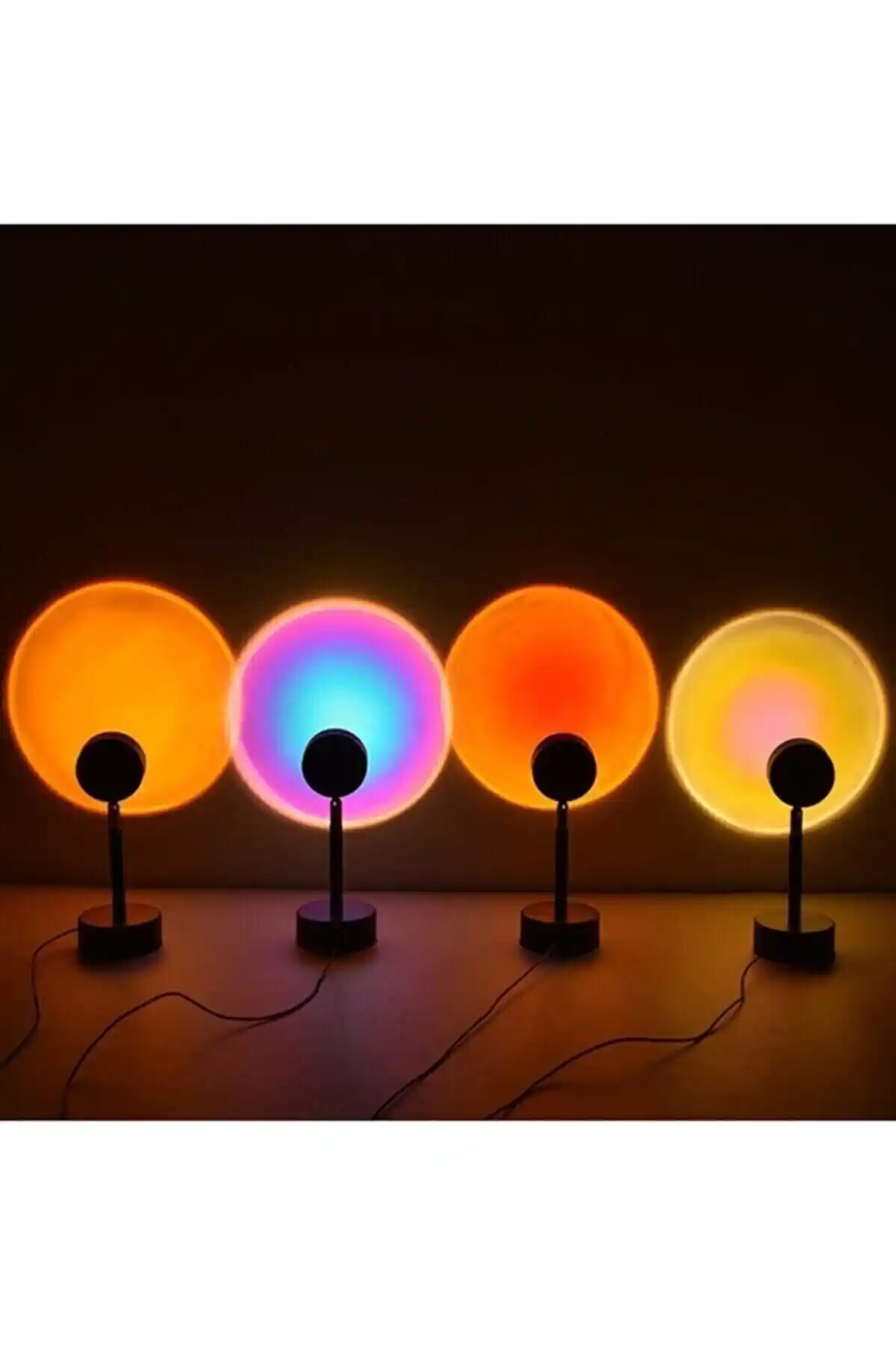 Genel Markalar Kumandalı Gün Batımı Projektör Lambası ile Atmosferinizi Yenileyin