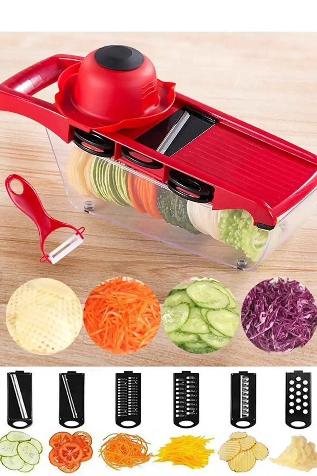 Genel Markalar Mandolin Sebze Dilimleyici: Çok Fonksiyonlu Pratik Mutfak Aleti