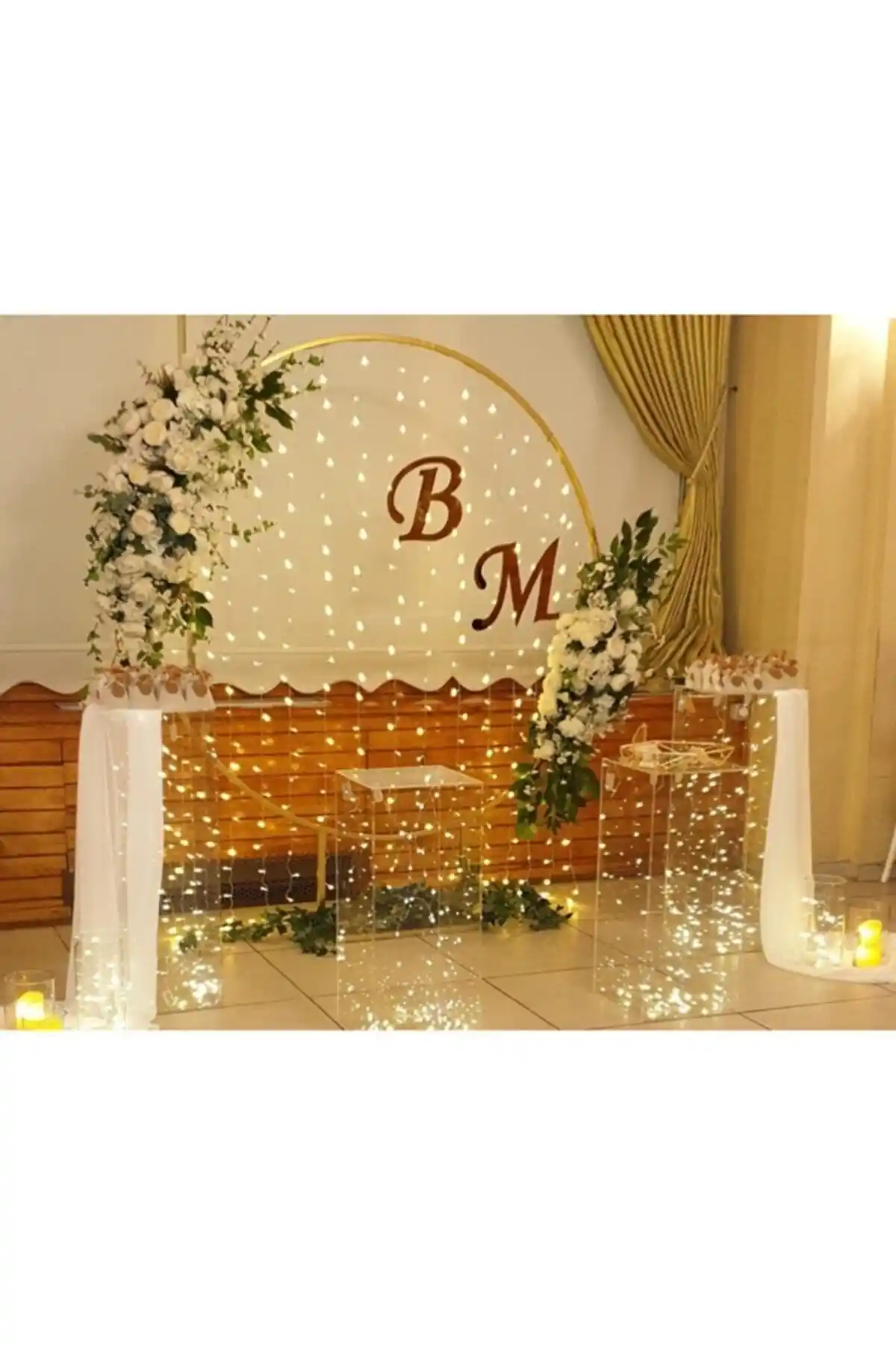 Genel Markalar Pleksi Harf Söz-Nişan Kına Dekorasyonu 30 Cm Çift Renk Seçenekleri