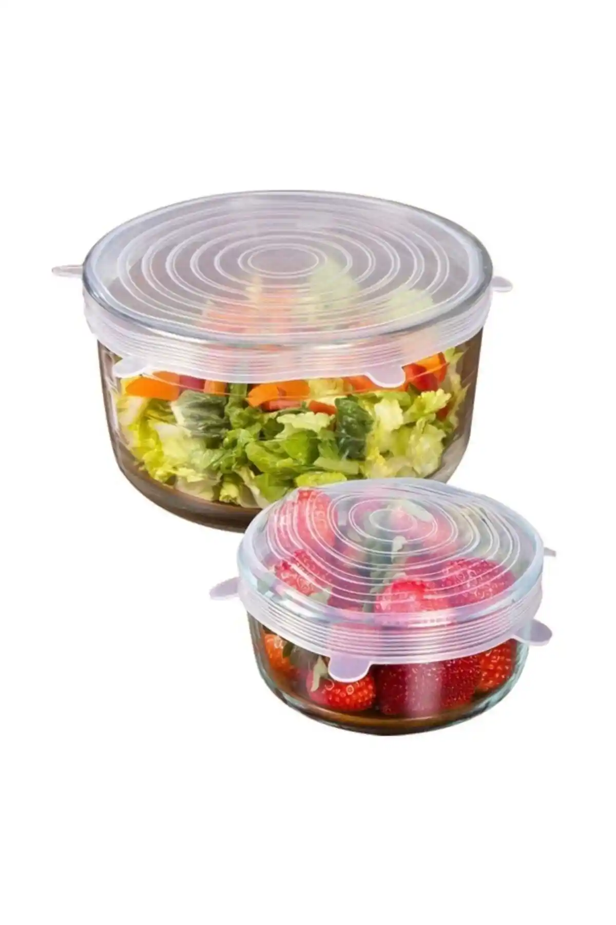 Genel Markalar Silikon Streç Kapak 6'lı Tencere Bonesi Dayanıklı ve Çok Yönlü Mutfak Çözümü