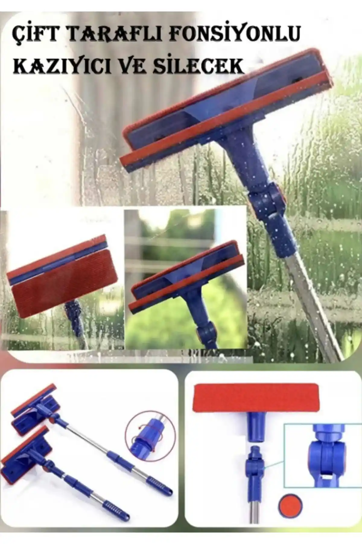 Genel Markalar Teleskopik Mikrofiber Çift Taraflı Cam Silme Aparatı İncelemesi