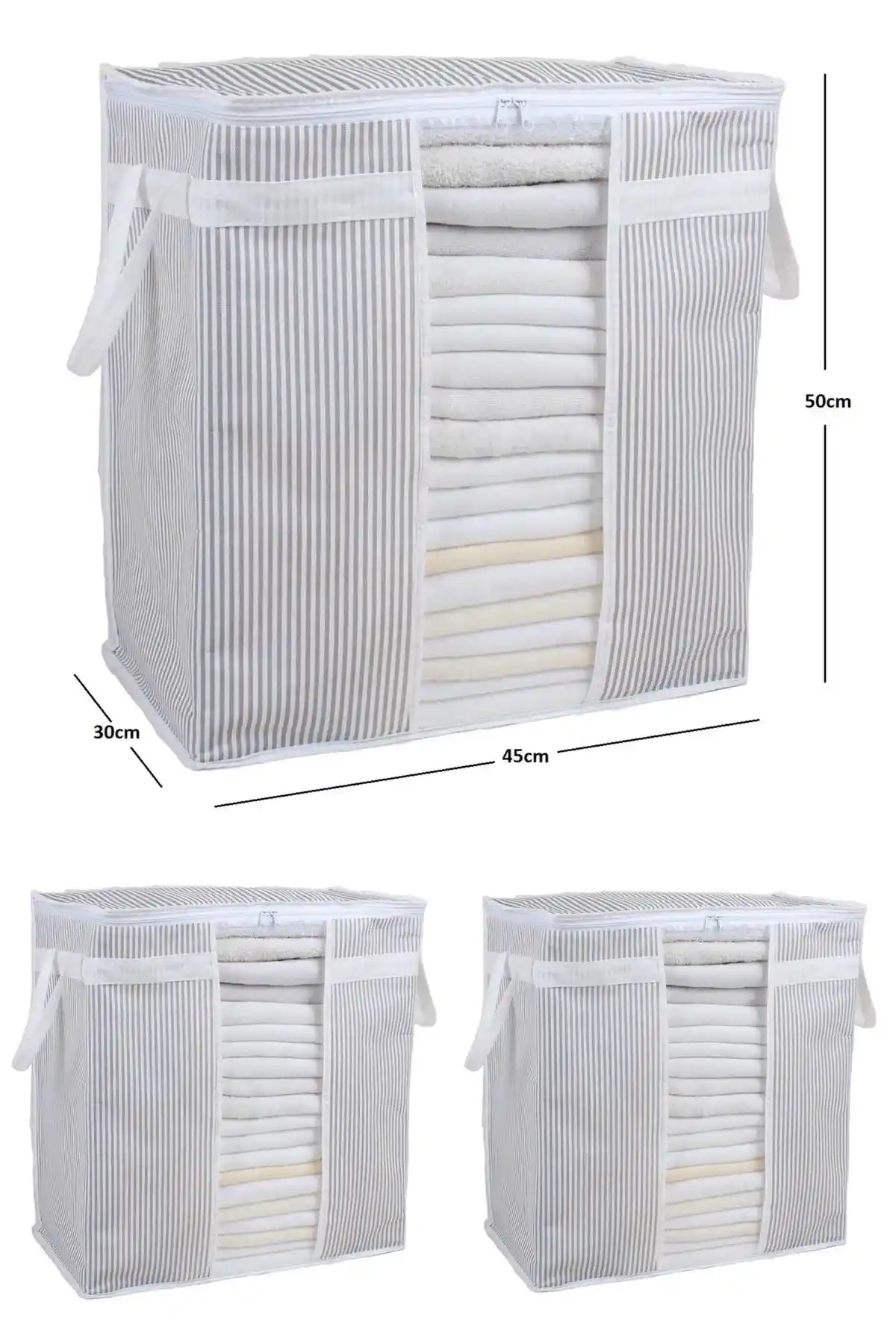 Geniş İç Hacimli Pencereli Saklama Çantası ile Ev ve Ofis Düzeninizi Kolaylaştırın