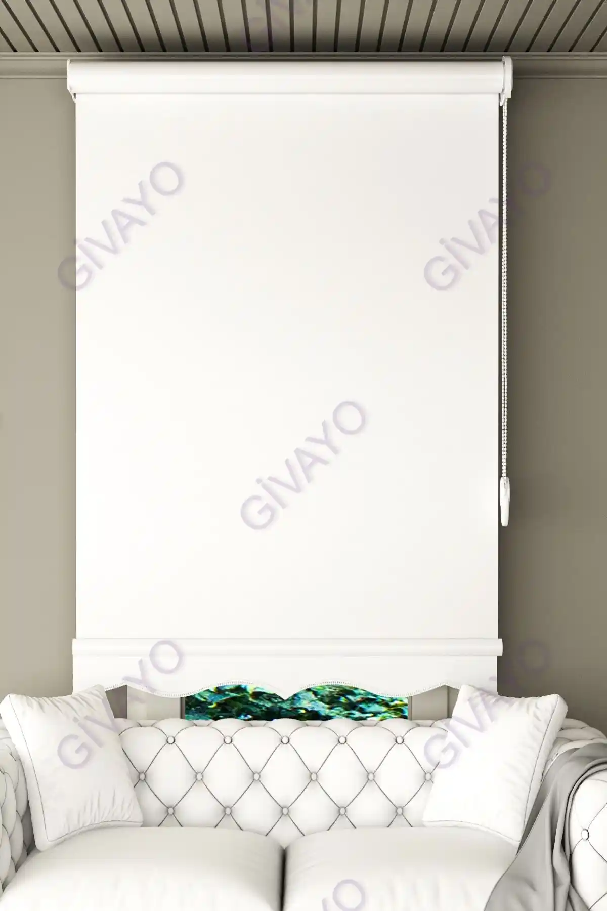 Givayo Mobilya Beyaz Etek Dilimli Stor Perde: Şık ve Fonksiyonel Ev Dekorasyonu Seçeneği