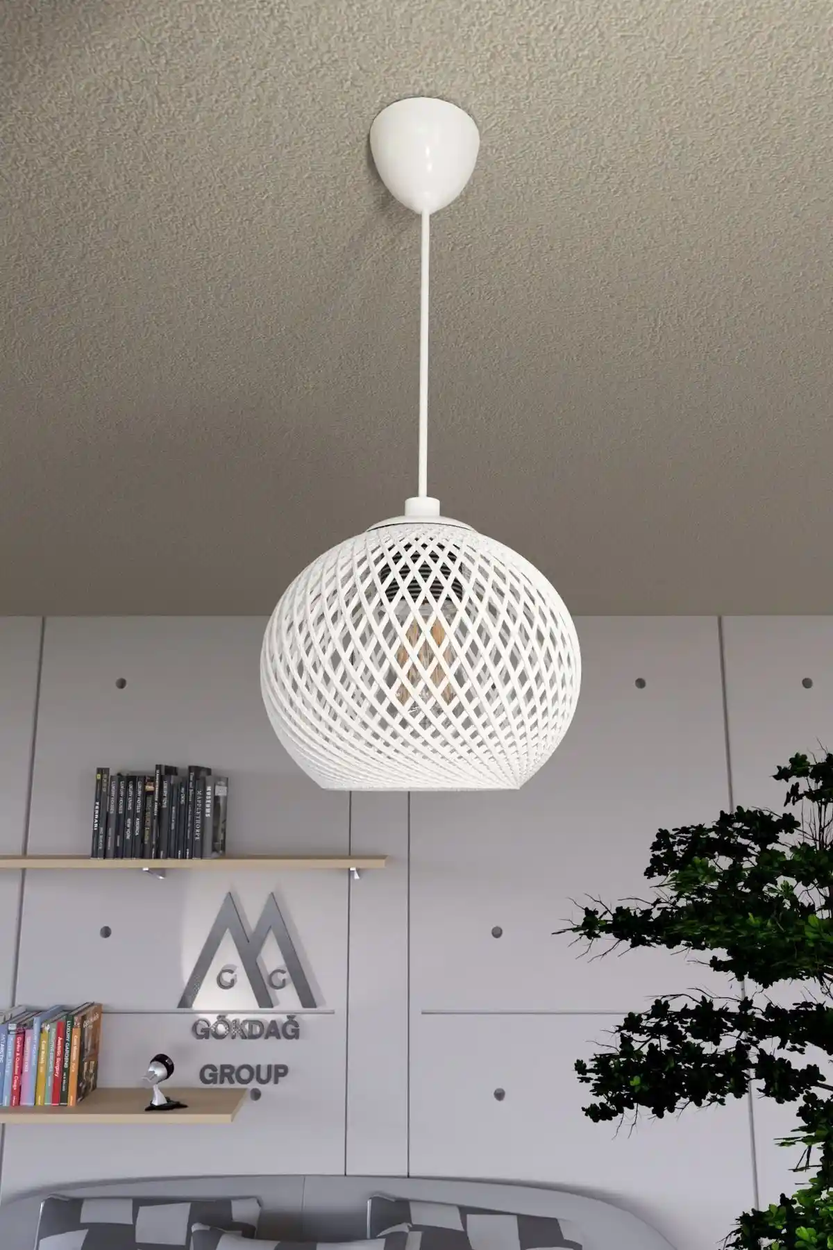 Gökdağ Group G G Balle Beyaz Sarkıt Top Avize: Modern ve Şık İç Mekan Aydınlatma Seçeneği