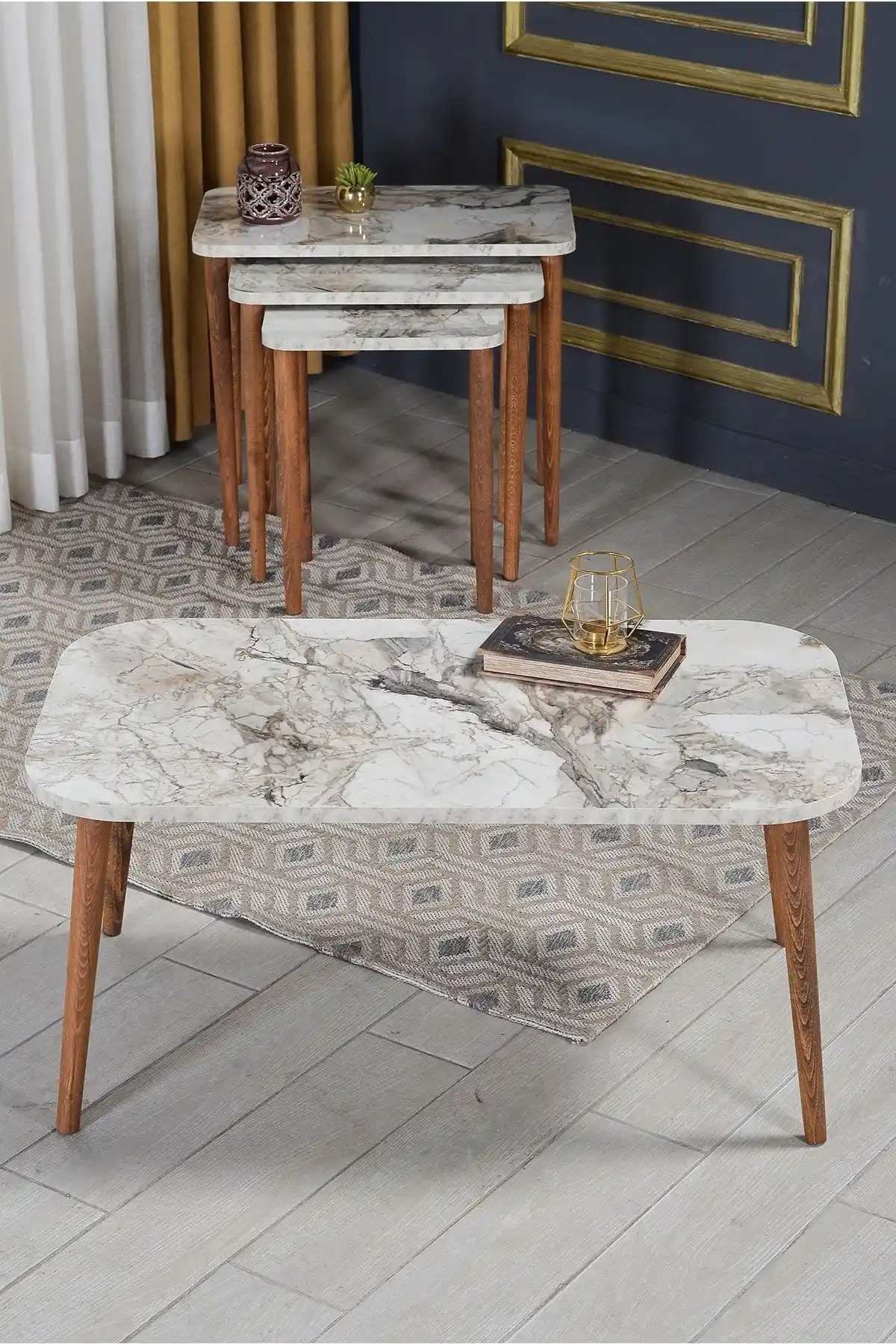 GOLDFALEZ Zigon ve Orta Sehpa Setleri Karşılaştırması Modern Tasarım ve Dayanıklılık