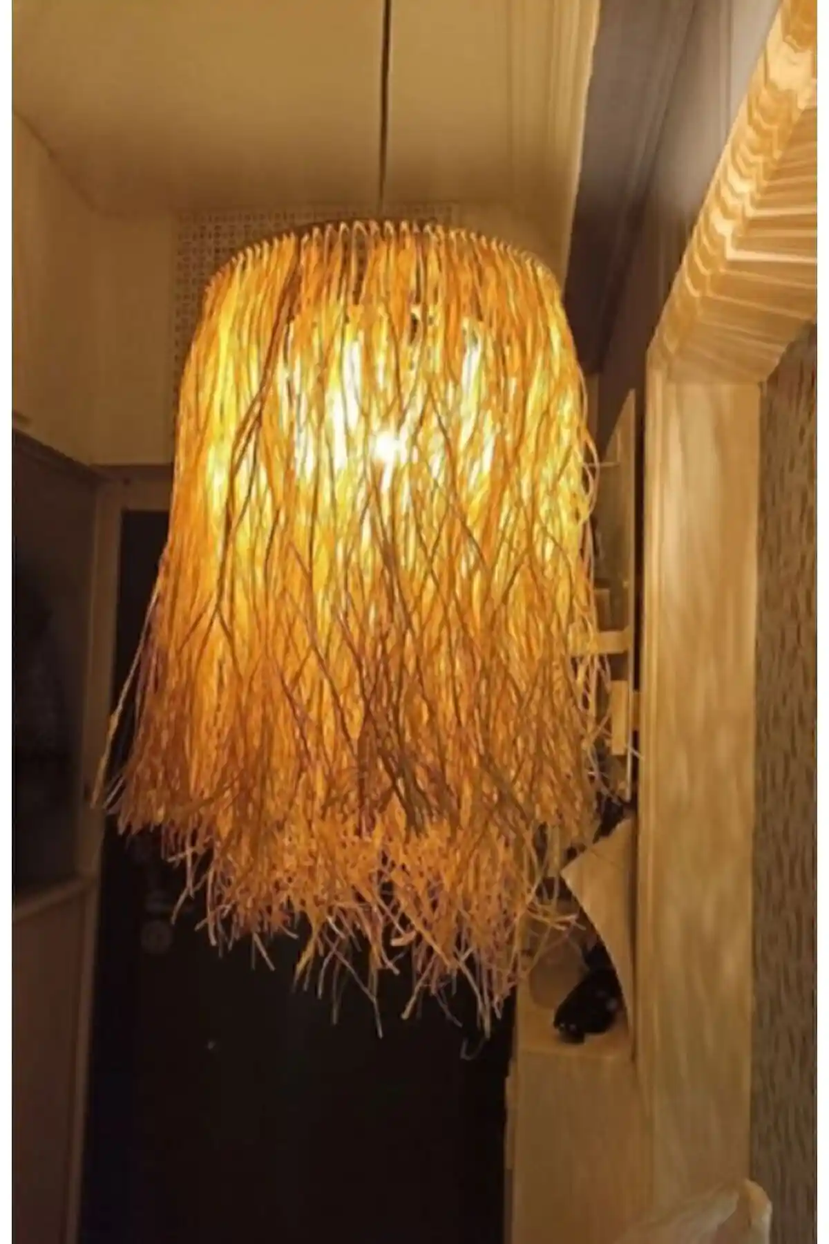 Hasır Püsküllü Avize ile Bohem Şıklık ve Doğallık Yaratma Rehberi