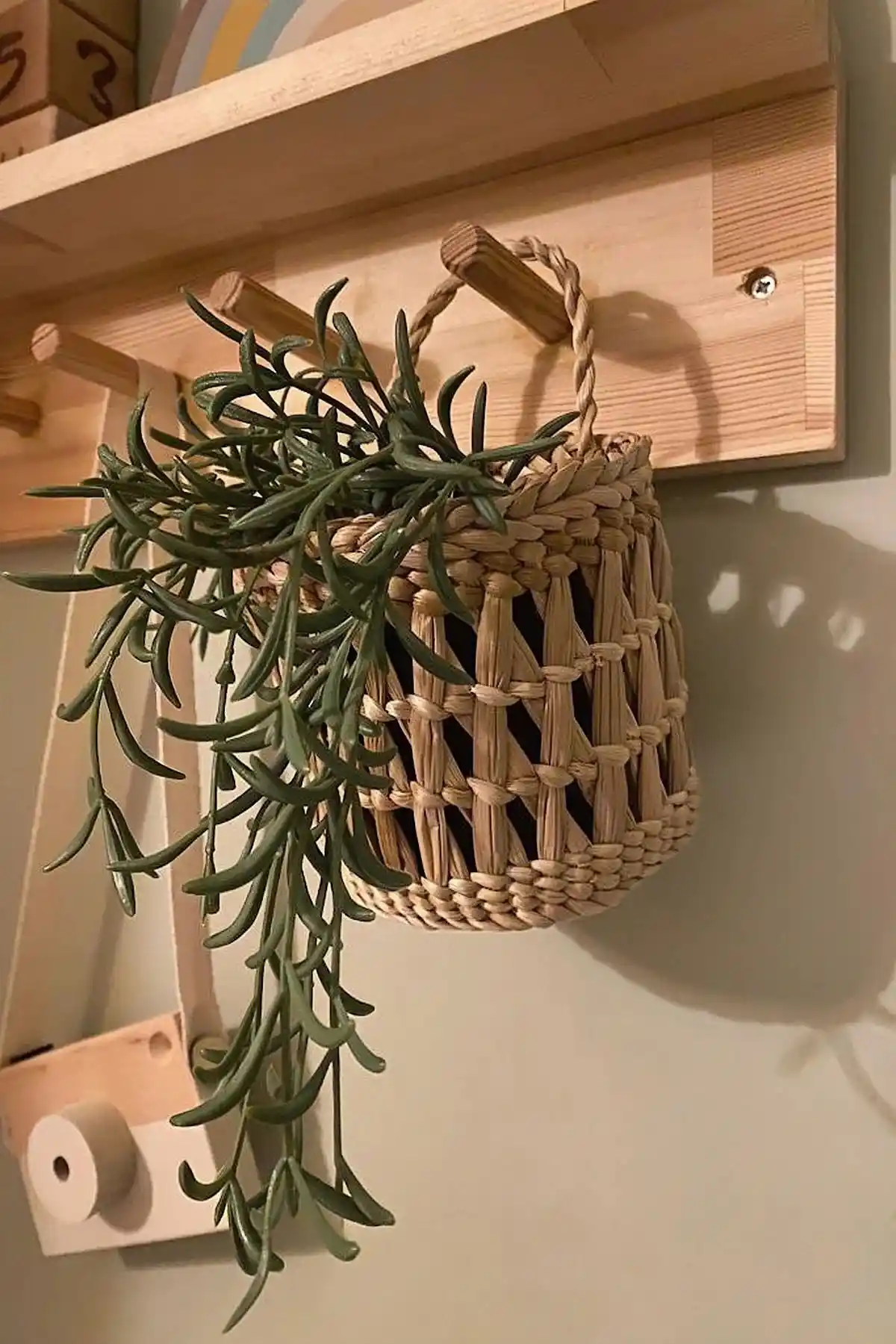 Hasır Sepet Dekoratif ve Çok Amaçlı Kullanım İçin Modern Tasarım