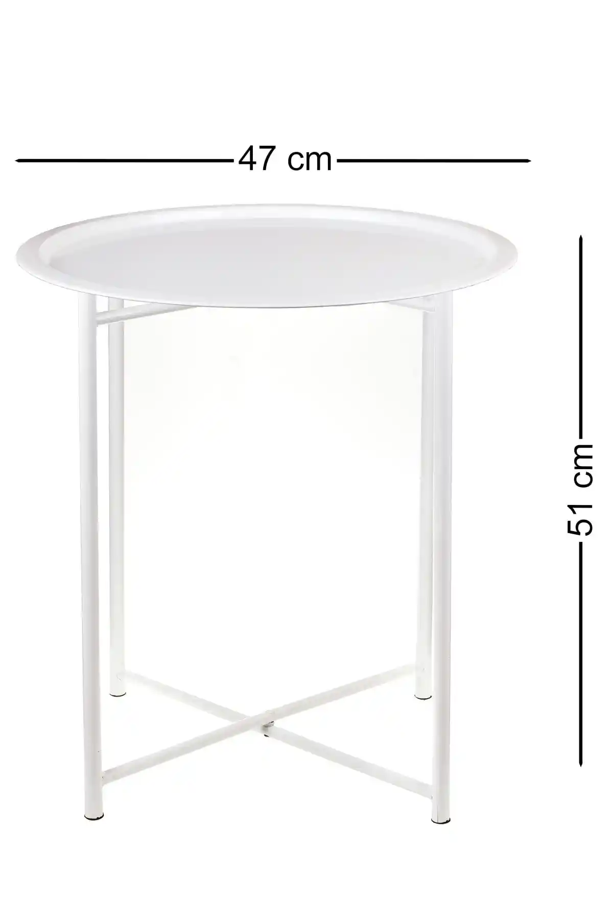 HASTUNÇ Katlanır Metal Sehpa Modern ve Çok Amaçlı Kullanım için Uygun Tasarım